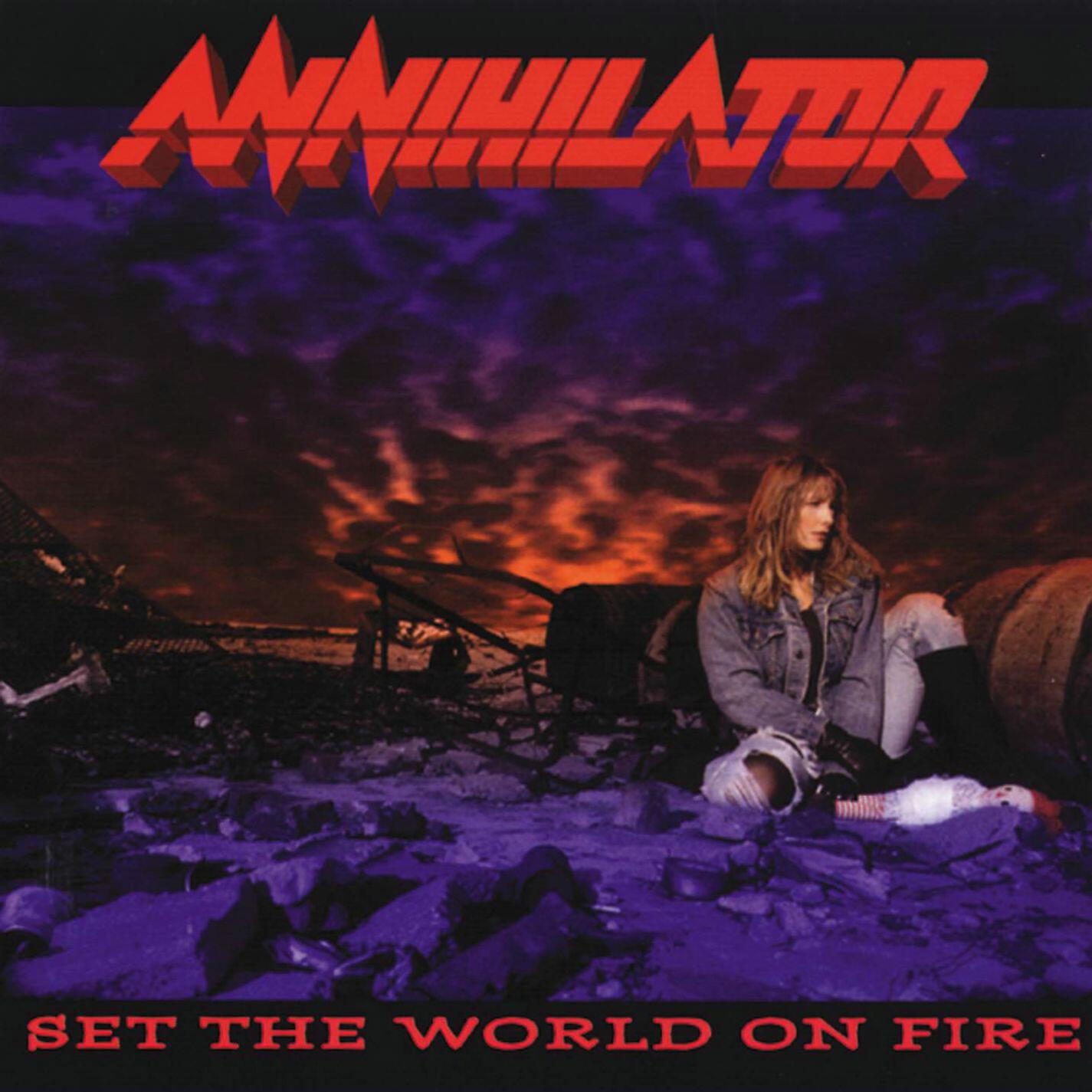 Setting the world on fire. Annihilator Set the World on Fire 1993. Annihilator 1993. Annihilator Set the World on Fire обложка. Annihilator обложки альбомов.