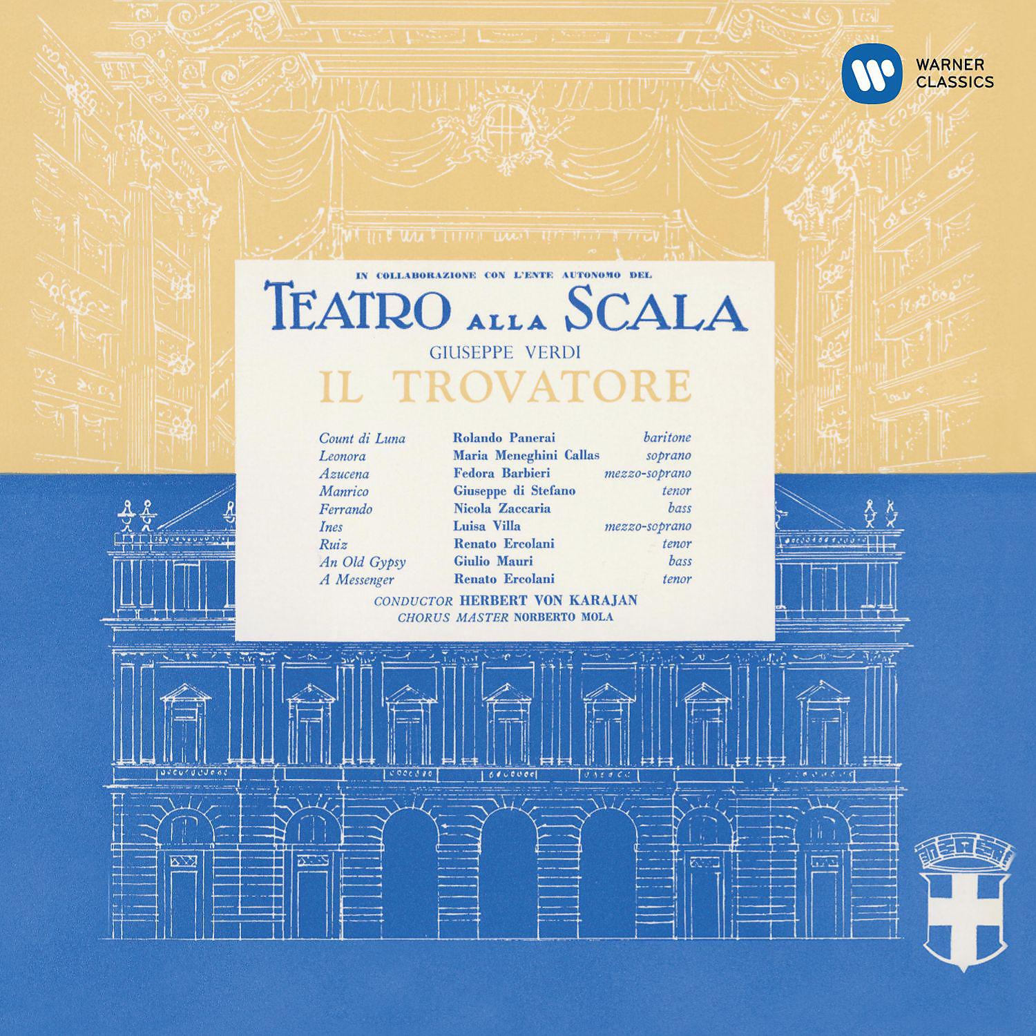 Постер альбома Verdi: Il trovatore (1956 - Karajan) - Callas Remastered