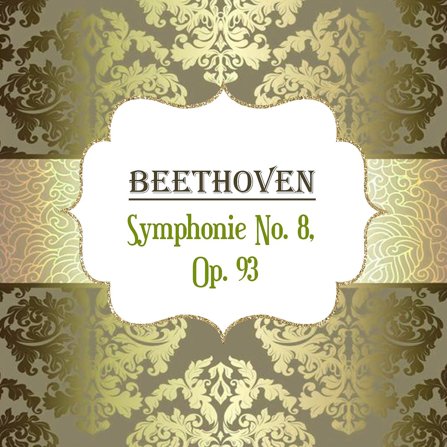 Постер альбома Beethoven, Symphonie No. 8, Op. 93