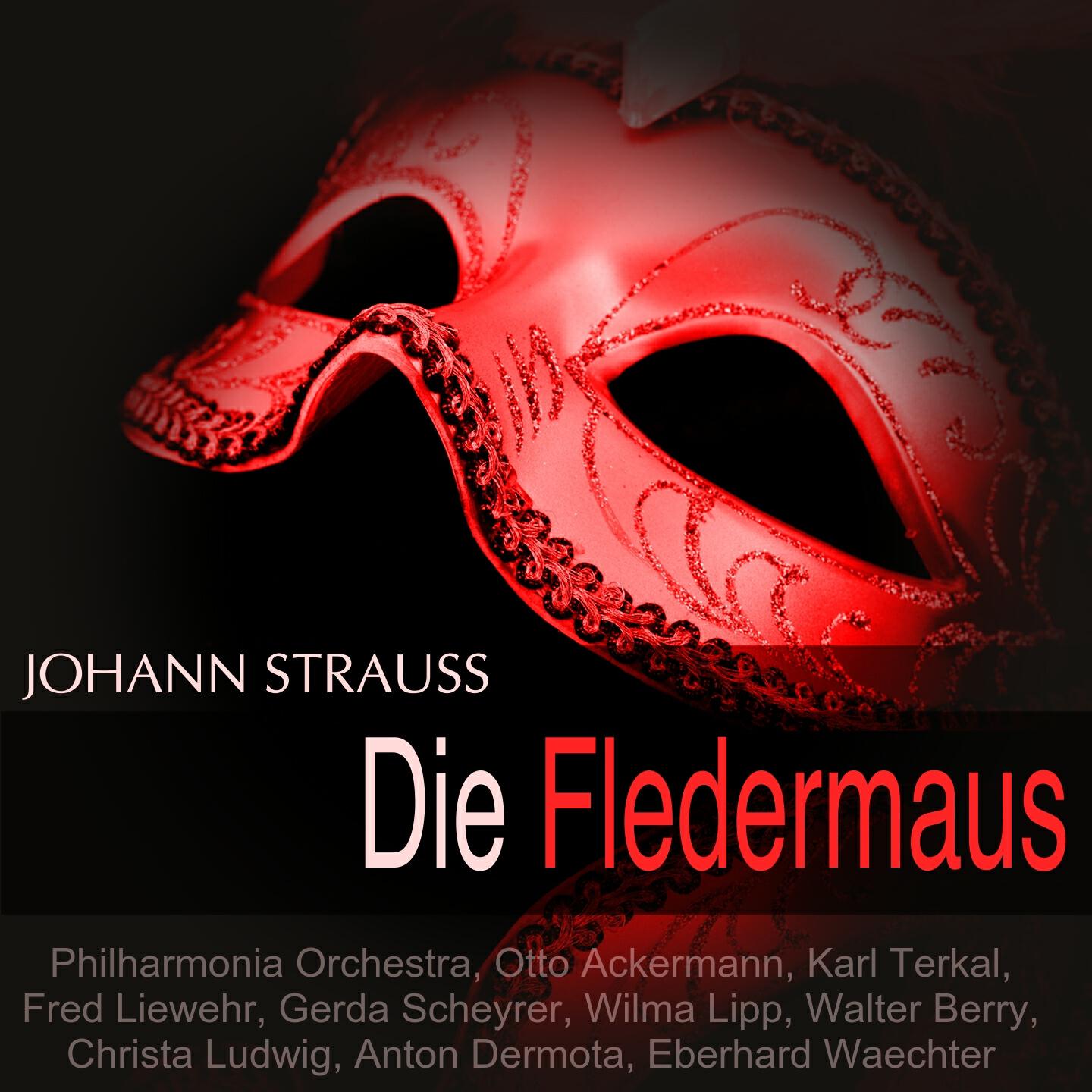 Philharmonia Orchestra - Die Fledermaus, Act II: Dialog 8 - Chor (Eisenstein, Rosalinde, Chor)