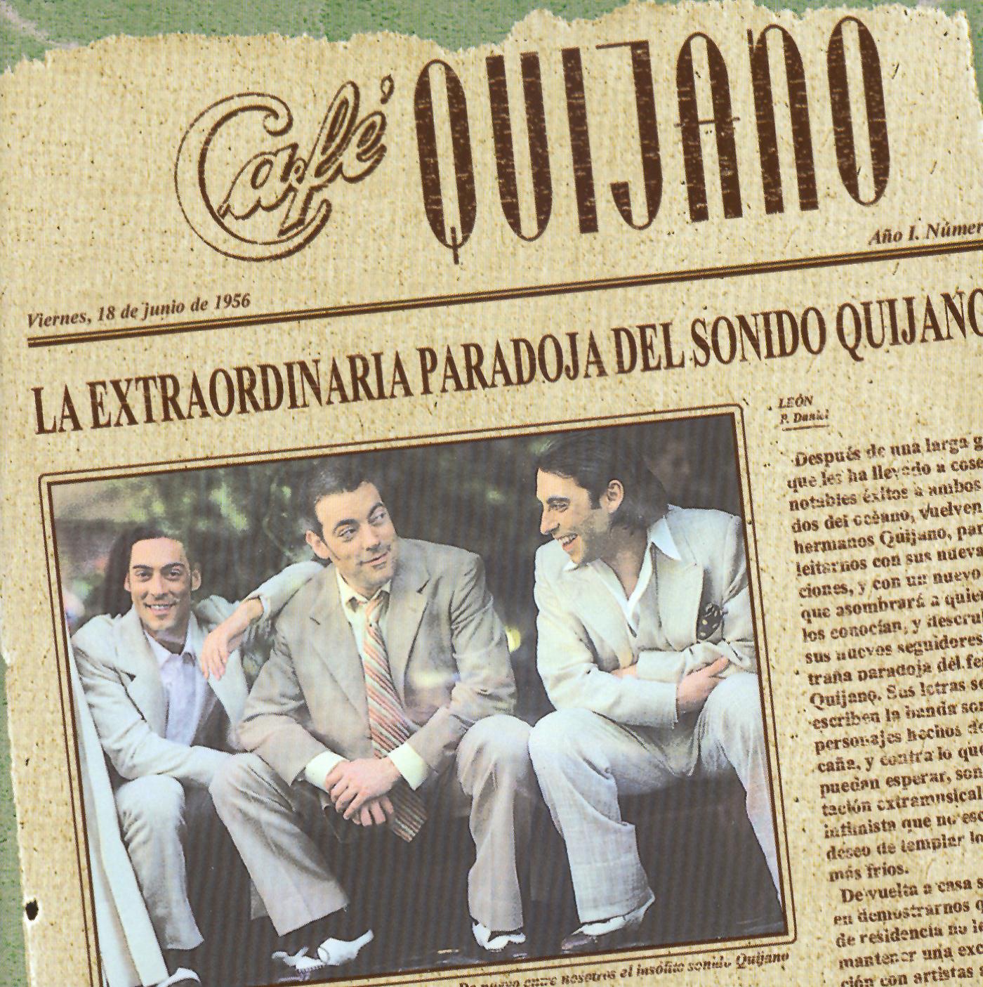Постер альбома La Extraordinaria Paradoja Del Sonido Quijano