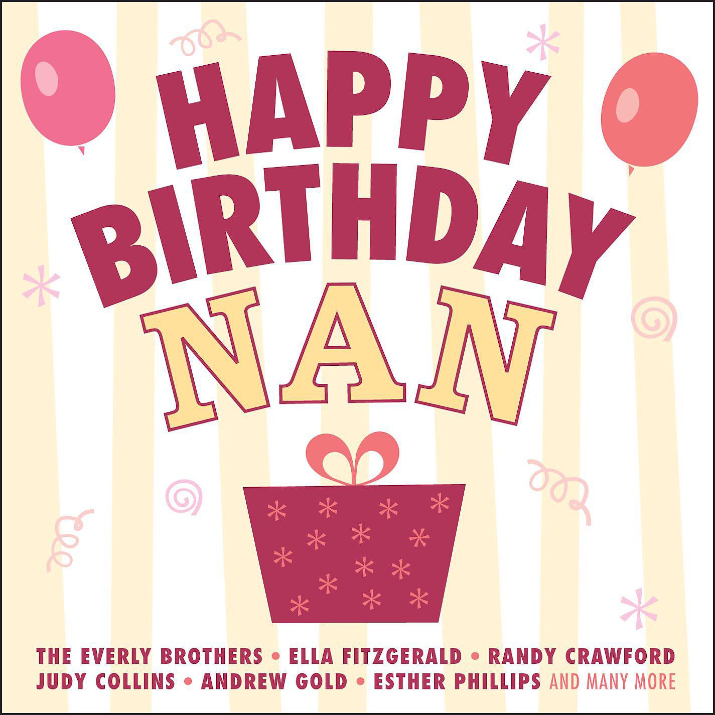 Постер альбома Happy Birthday Nan (Digital Version)