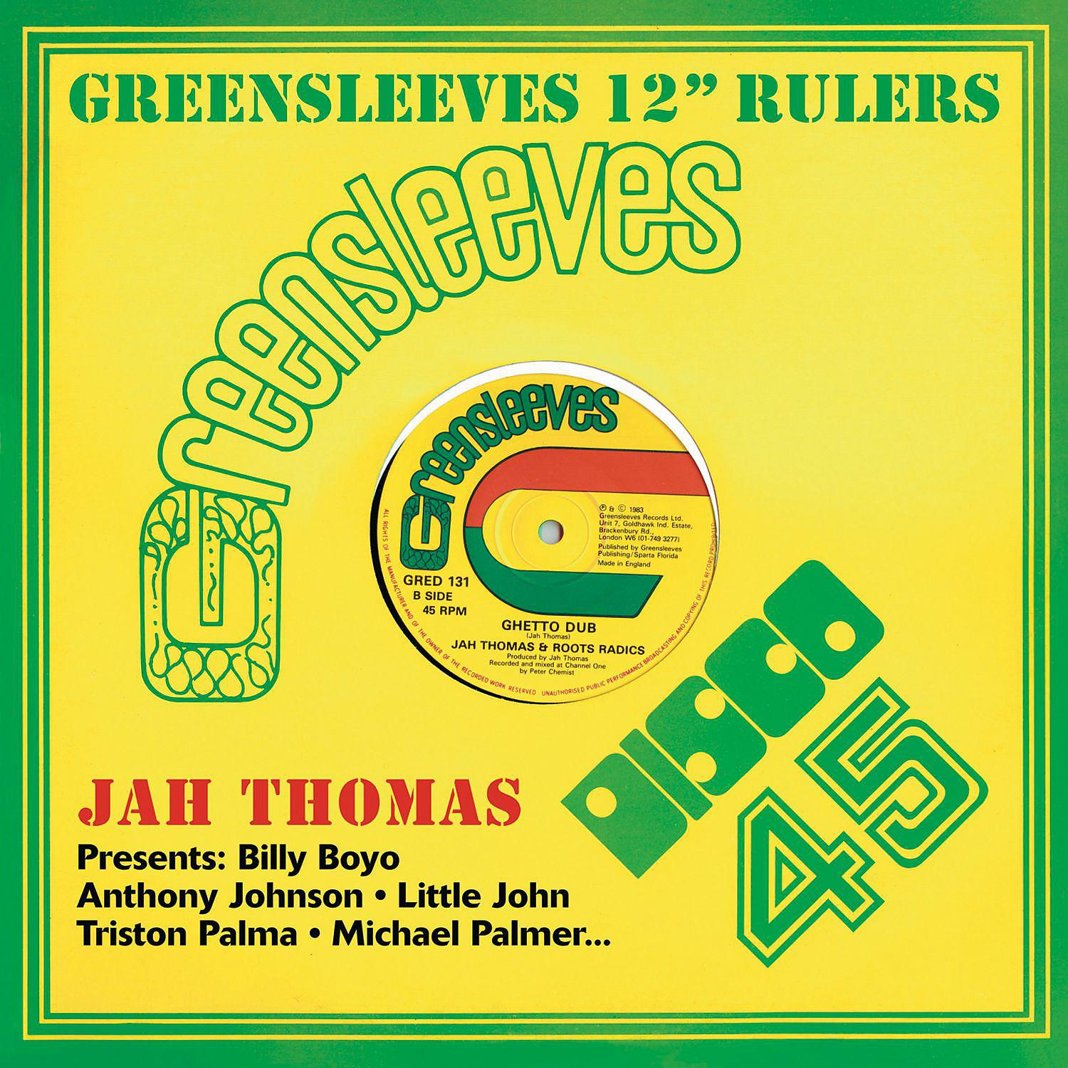 Постер альбома 12"" Rulers - Jah Thomas