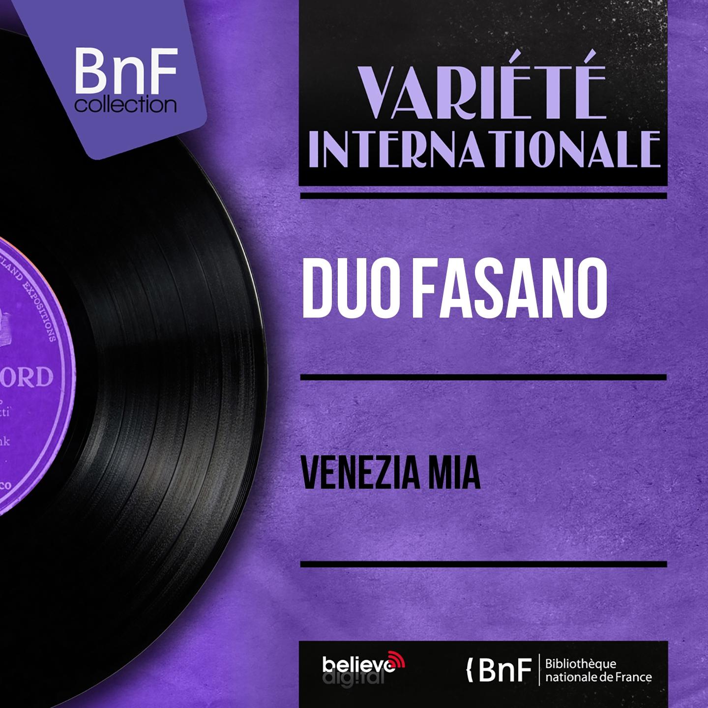 Постер альбома Venezia mia (Mono Version)