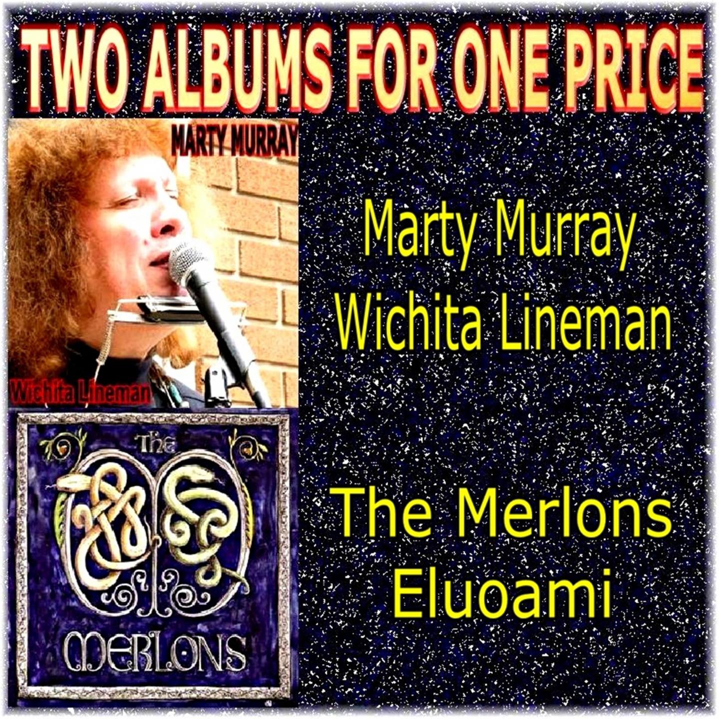 Постер альбома Two Albums for One Price - Marty Murray & the Merlons