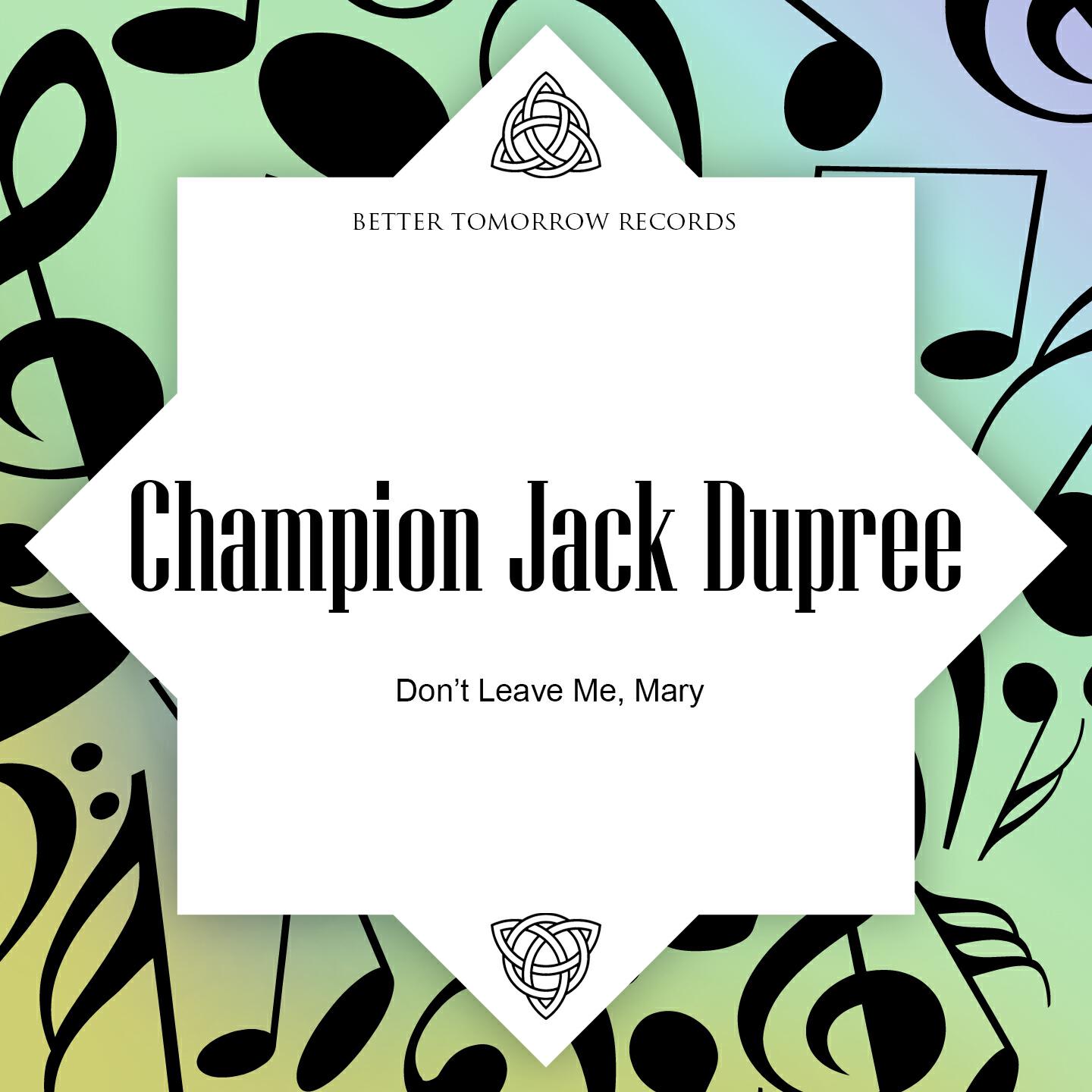 Champion Jack Dupree - Junker Blues