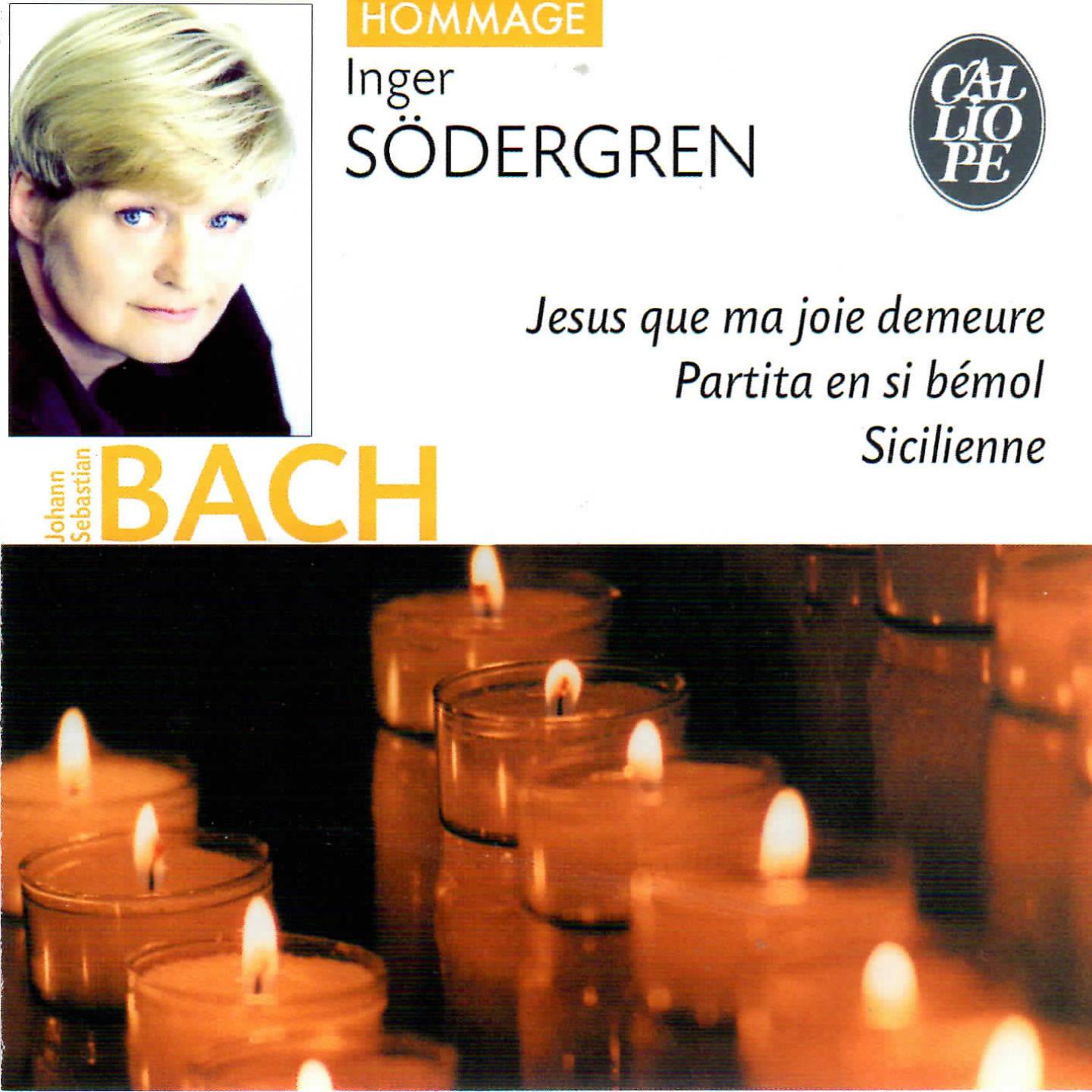 Постер альбома Bach: Jésus que ma joie demeure, Partita No. 1 & Sicilienne