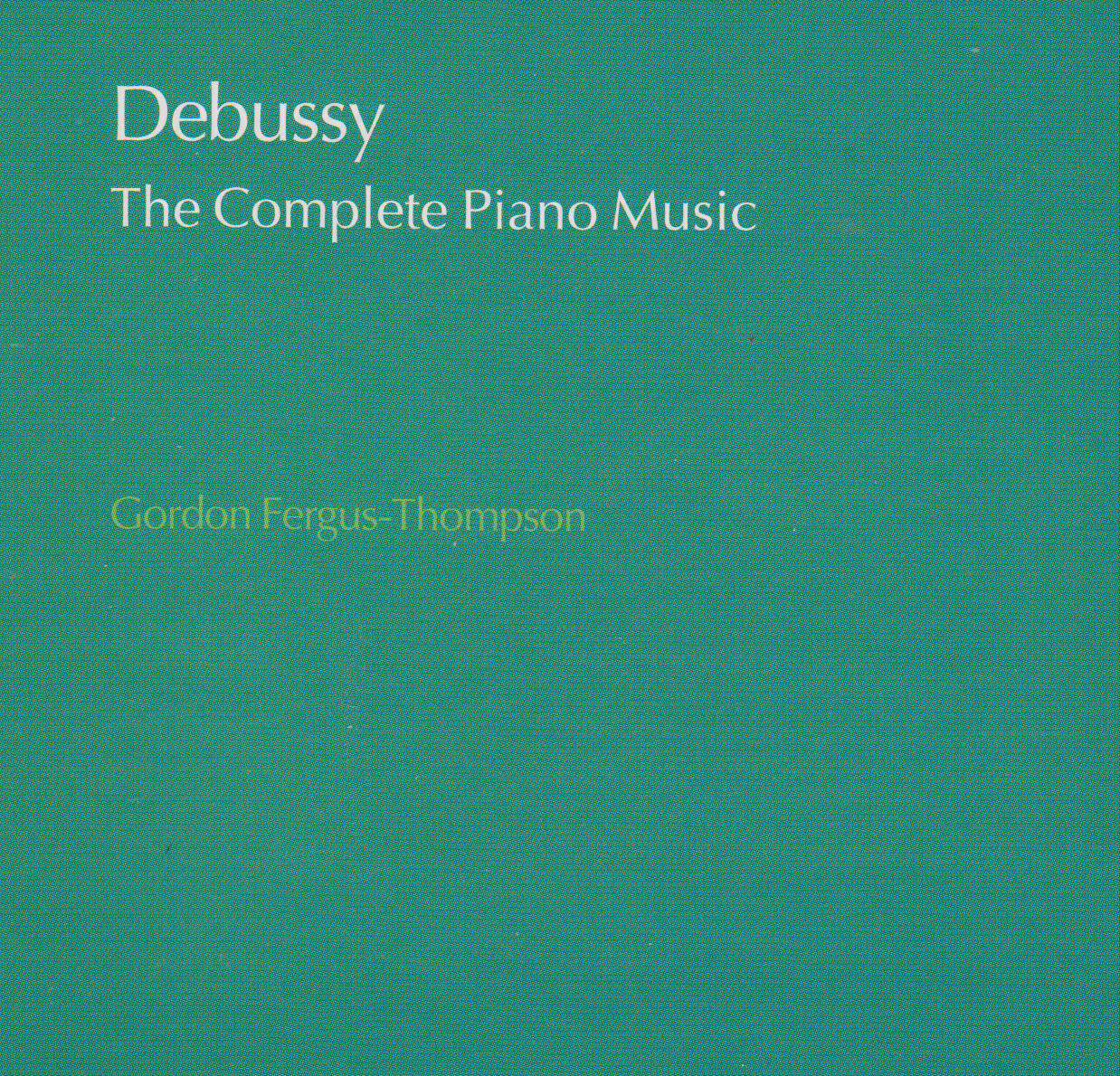 Gordon Fergus-Thompson - Debussy: Préludes / Book 1, L.117 - 10. La cathédrale engloutie