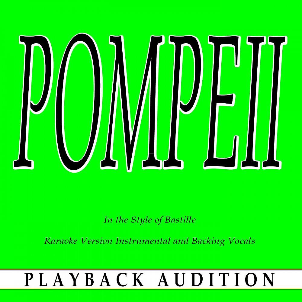 Постер альбома Pompeii (In the Style of Bastille) [Karaoke Version]