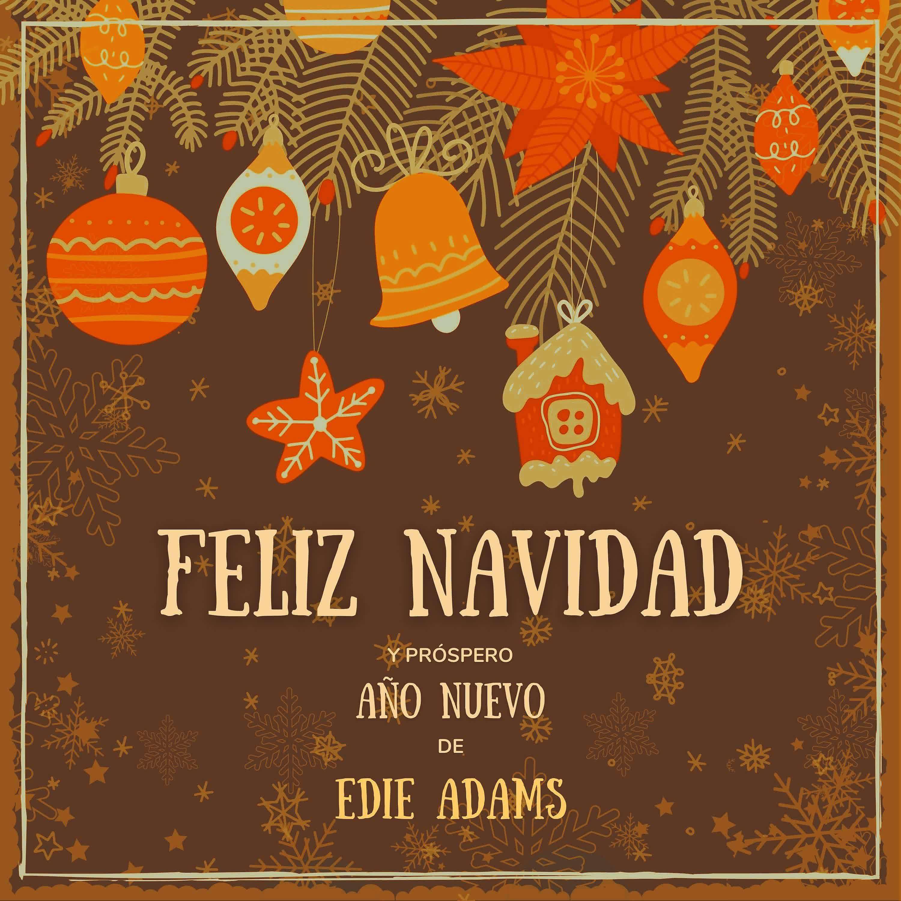 Постер альбома Feliz Navidad y próspero Año Nuevo de Edie Adams