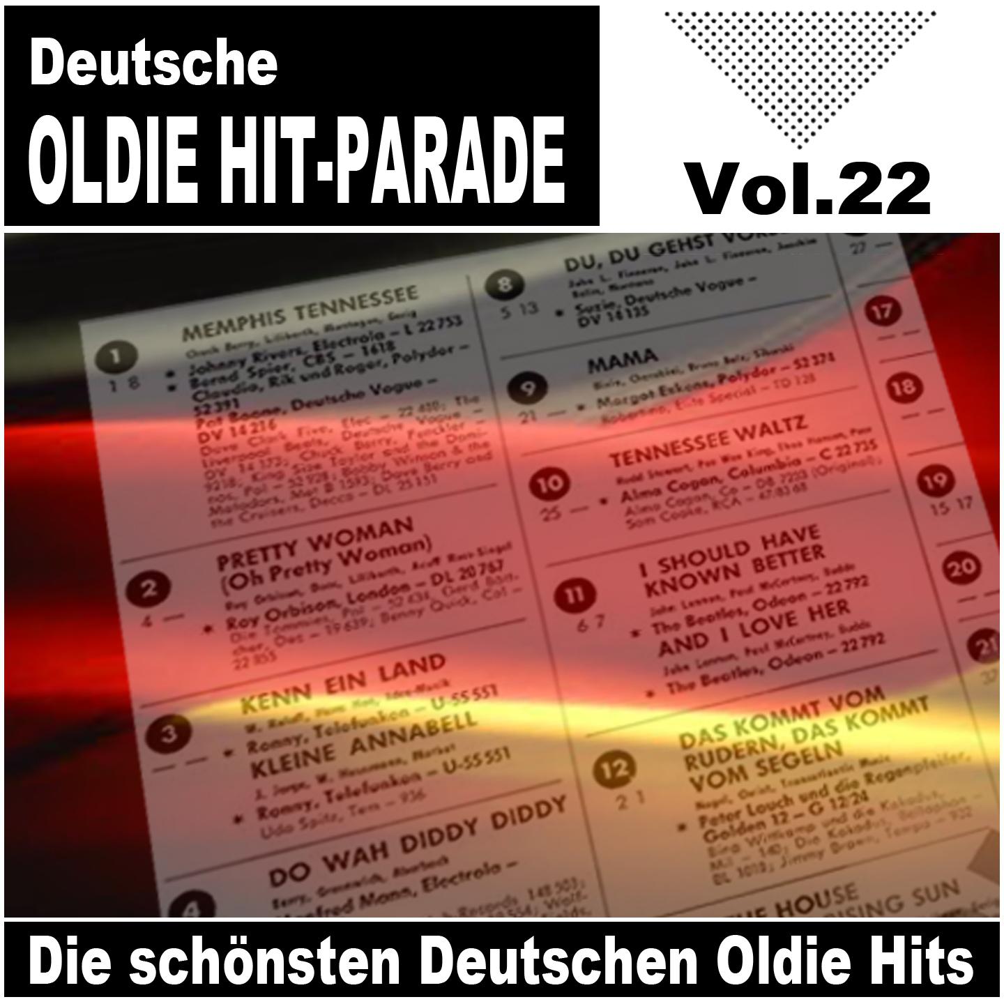 Постер альбома Deutsche Oldie Hit Parade - Die schönsten Deutschen Oldie Hits, Vol. 22