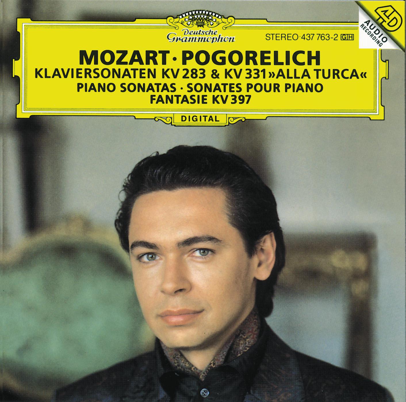 Постер альбома Mozart: Piano Sonatas K.283 & K.331; Fantasia K.397