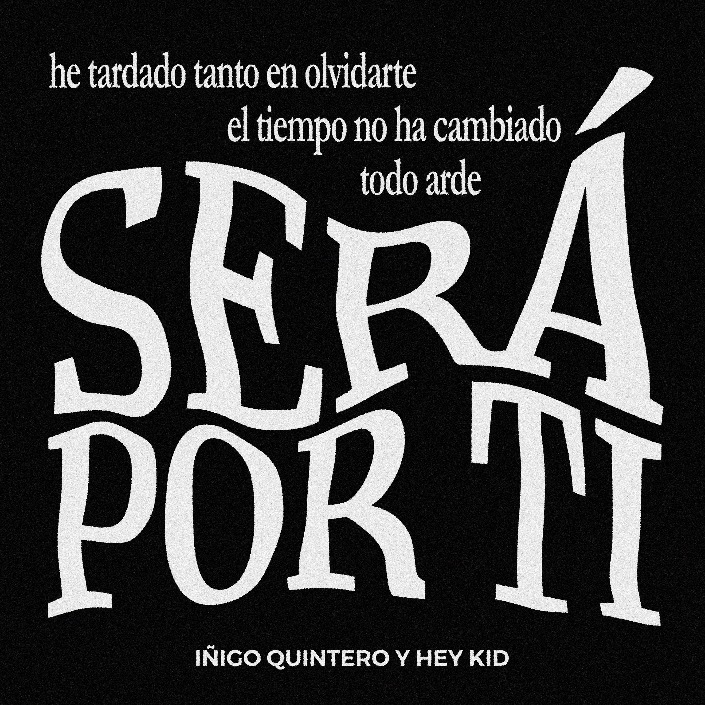 Постер альбома Será por ti