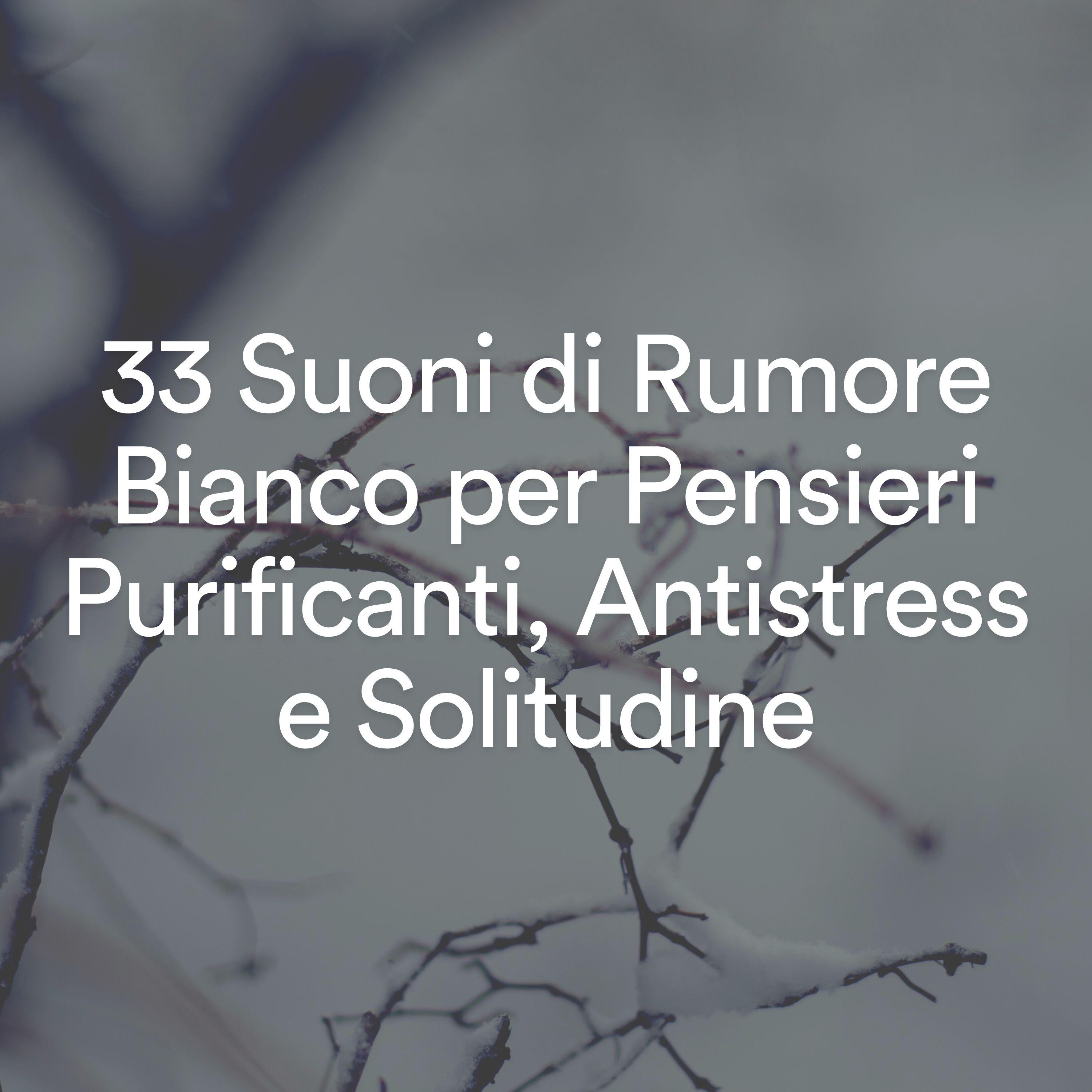 Постер альбома 33 Suoni di Rumore Bianco per Pensieri Purificanti, Antistress e Solitudine