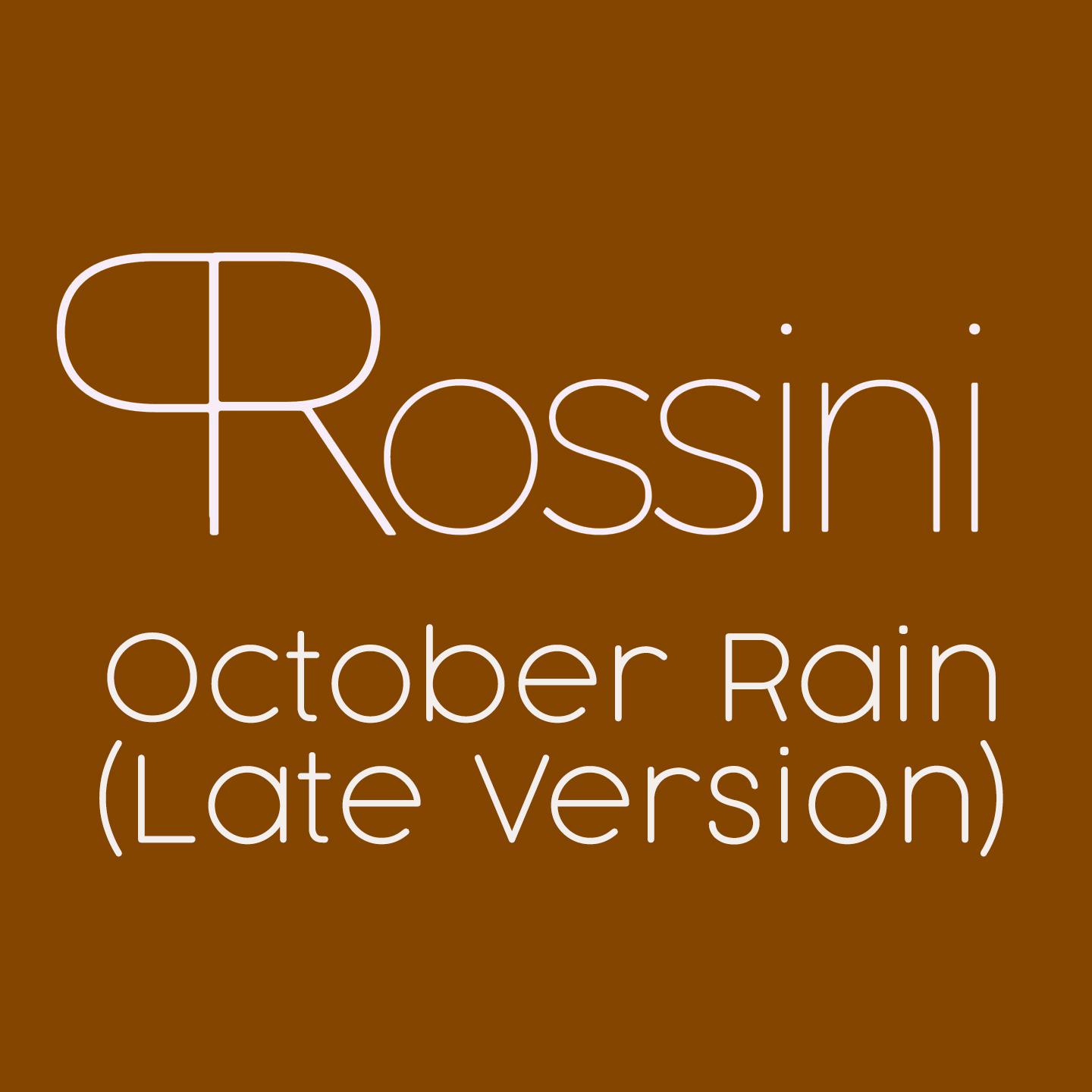 Постер альбома October Rain