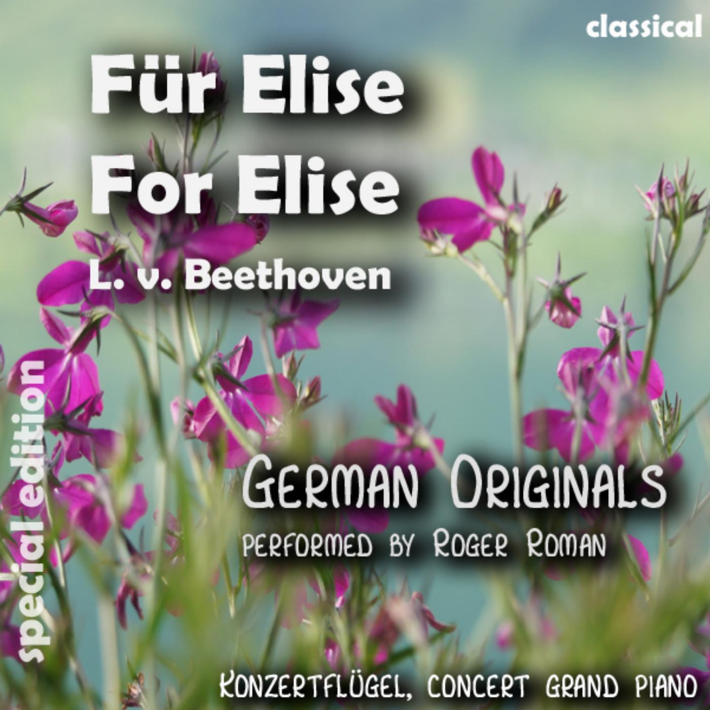 L. V. Beethoven - For Elise , Für Elise (feat. Roger Roman)