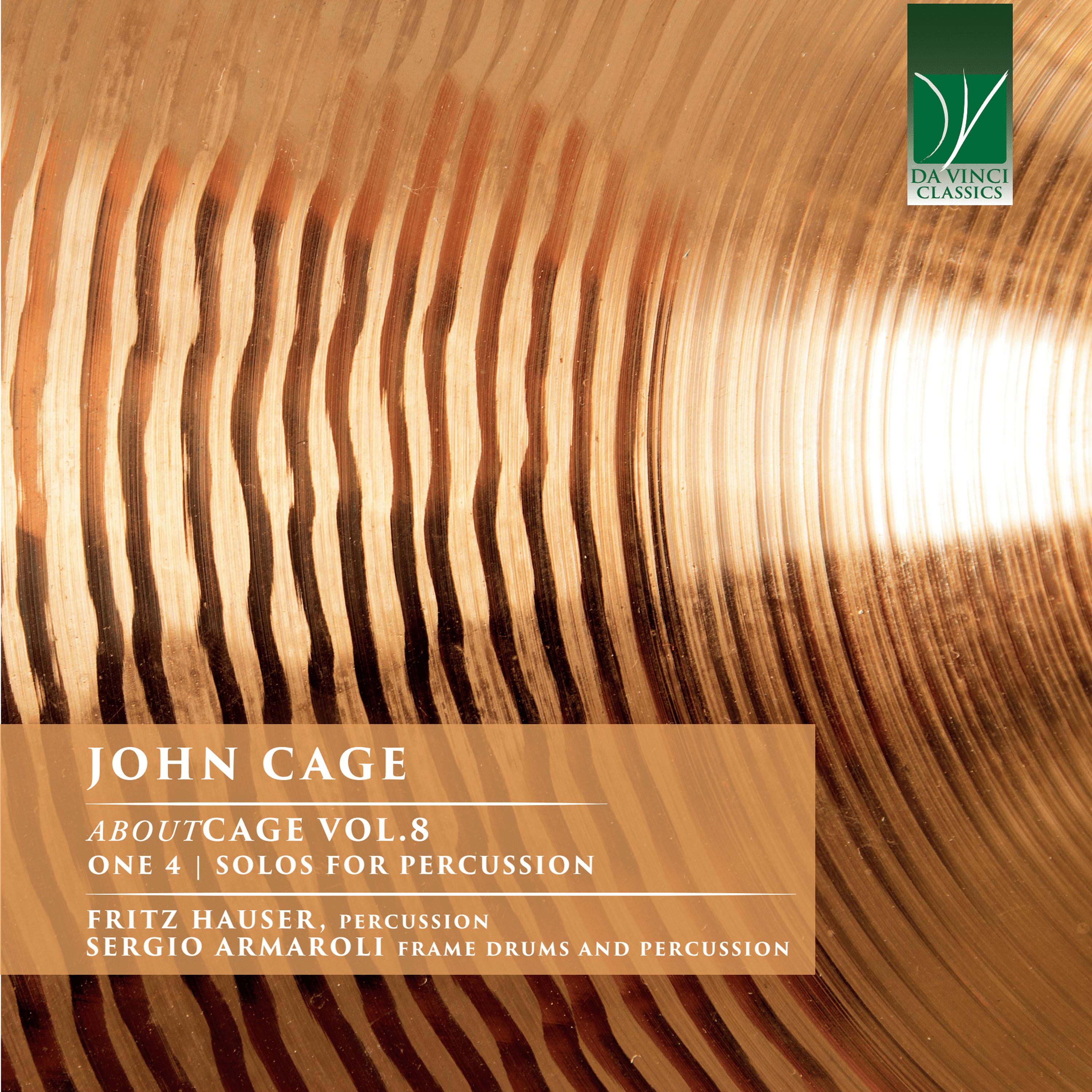Постер альбома John Cage: AboutCAGE, Vol. 8