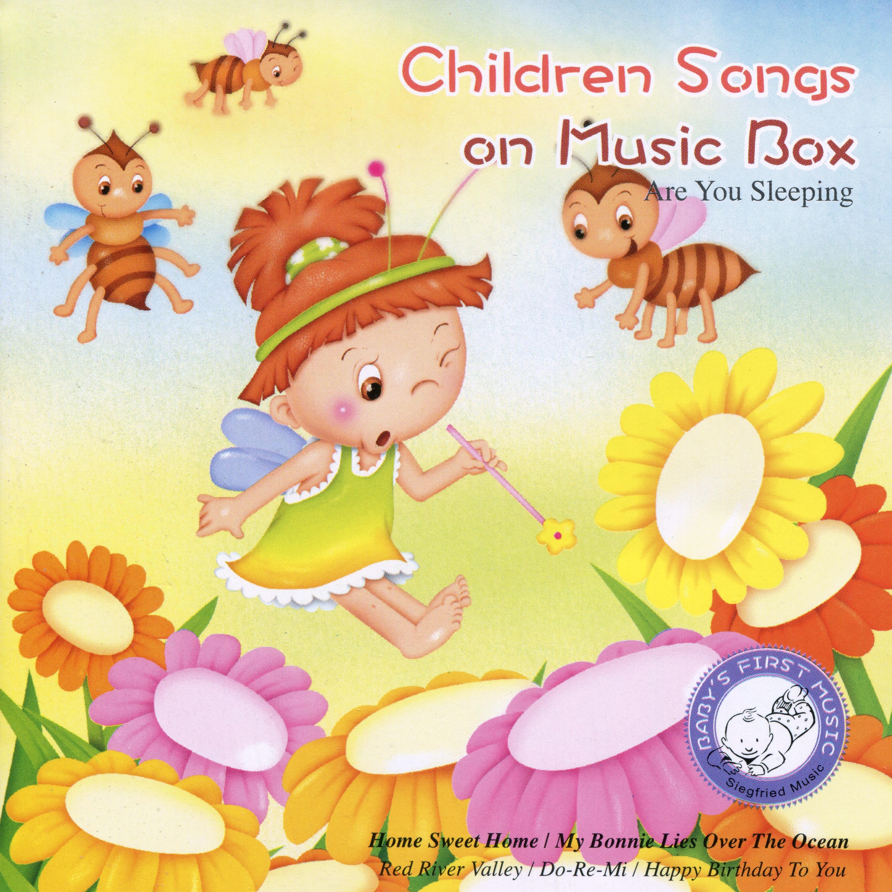 Постер альбома Children Songs on Music Box 天真篇： 兩只老虎.小蜜蜂