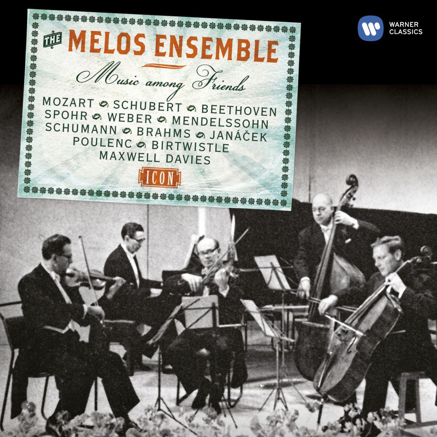 Melos Ensemble - Clarinet Quintet in B Flat Major, Op.34: III. Menuetto: Capriccio presto