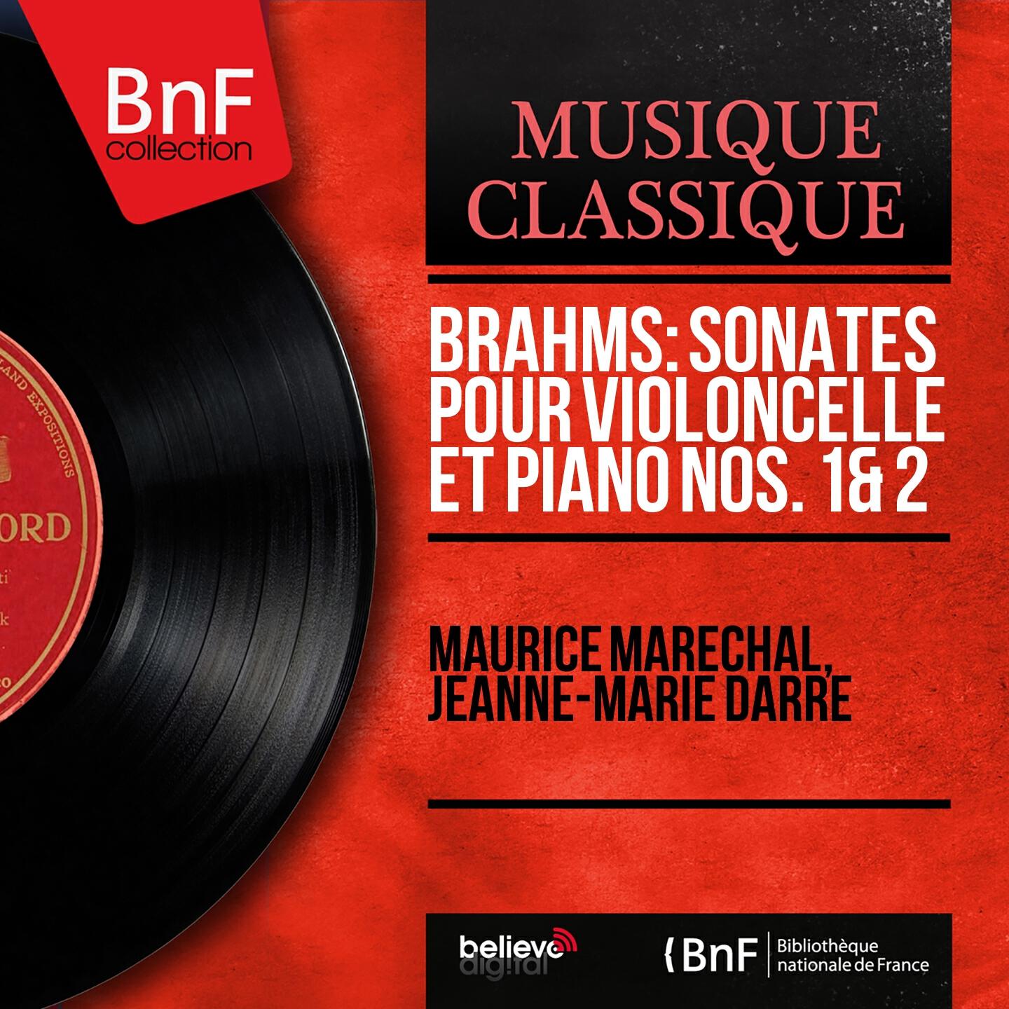 Maurice Maréchal - Sonate pour violoncelle et piano No. 1 in E Minor, Op. 38: I. Allegro non troppo