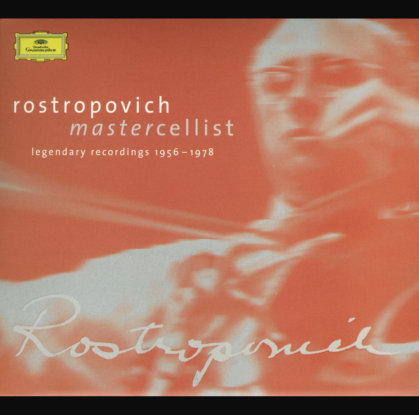Постер альбома Rostropovich - Mastercellist. Legendary Recordings 1956-1978