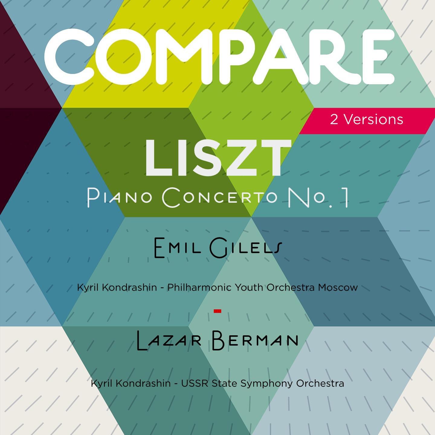 Постер альбома Liszt: Piano Concerto No. 1, Emil Gilels vs. Lazar Berman (Compare 2 Versions)