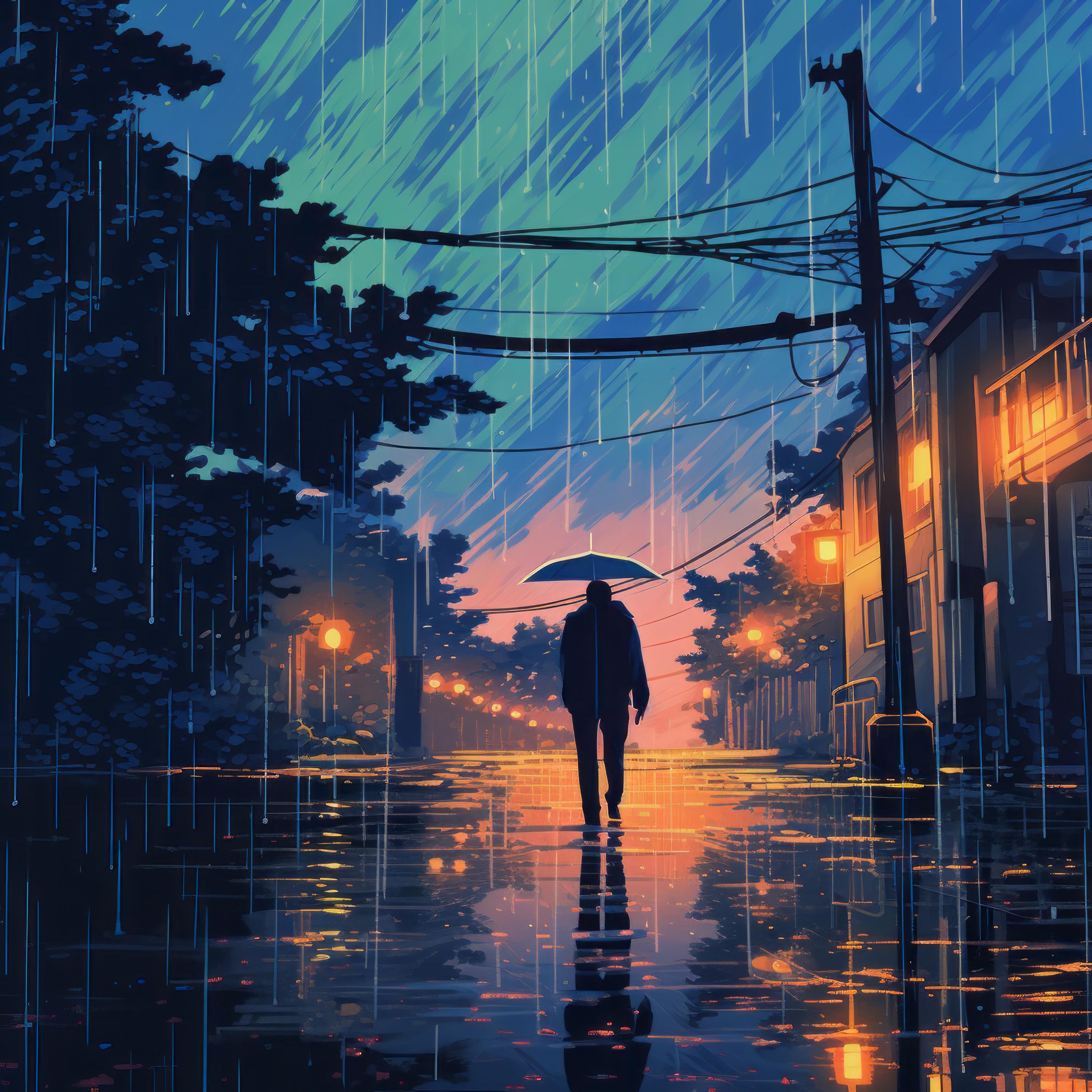Постер альбома Chill Rain at Night