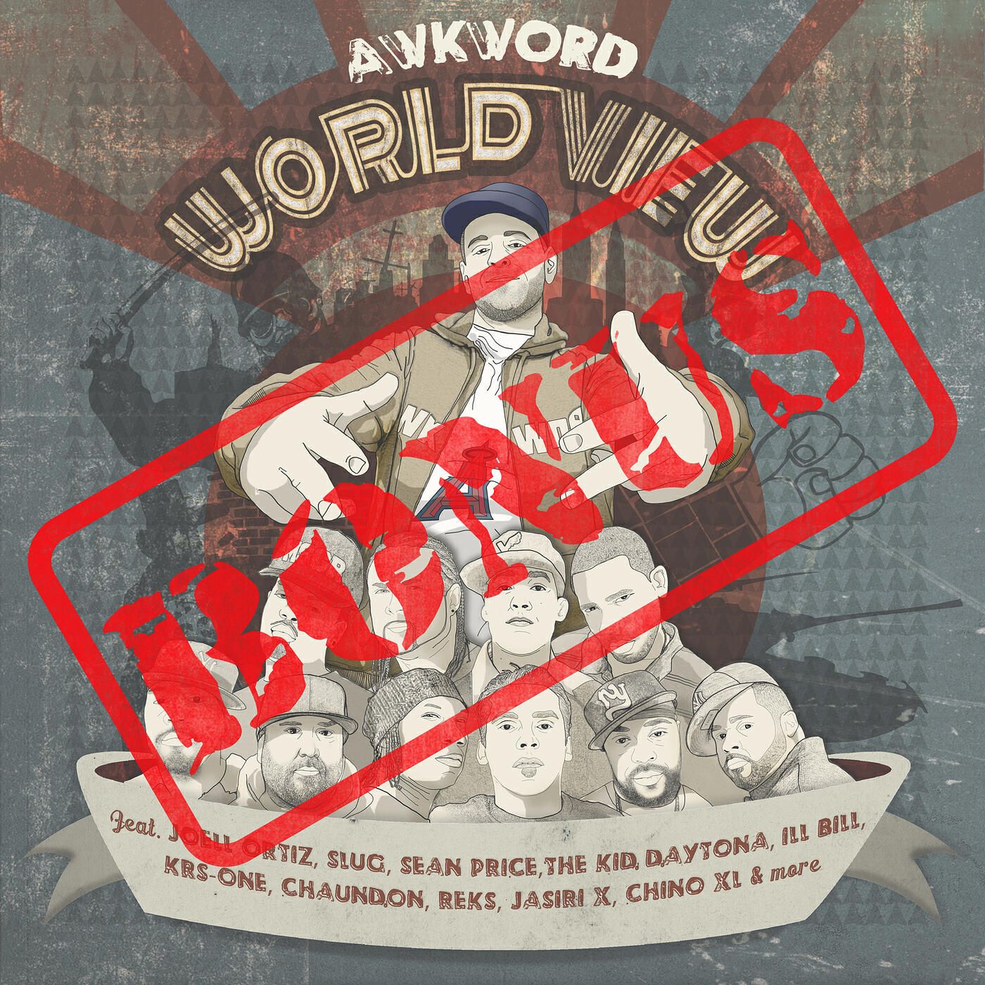 AWKWORD - Go! (Slim K Slowdown) [feat. Joell Ortiz, Slug, Maya Azucena, Domingo & Slim K]