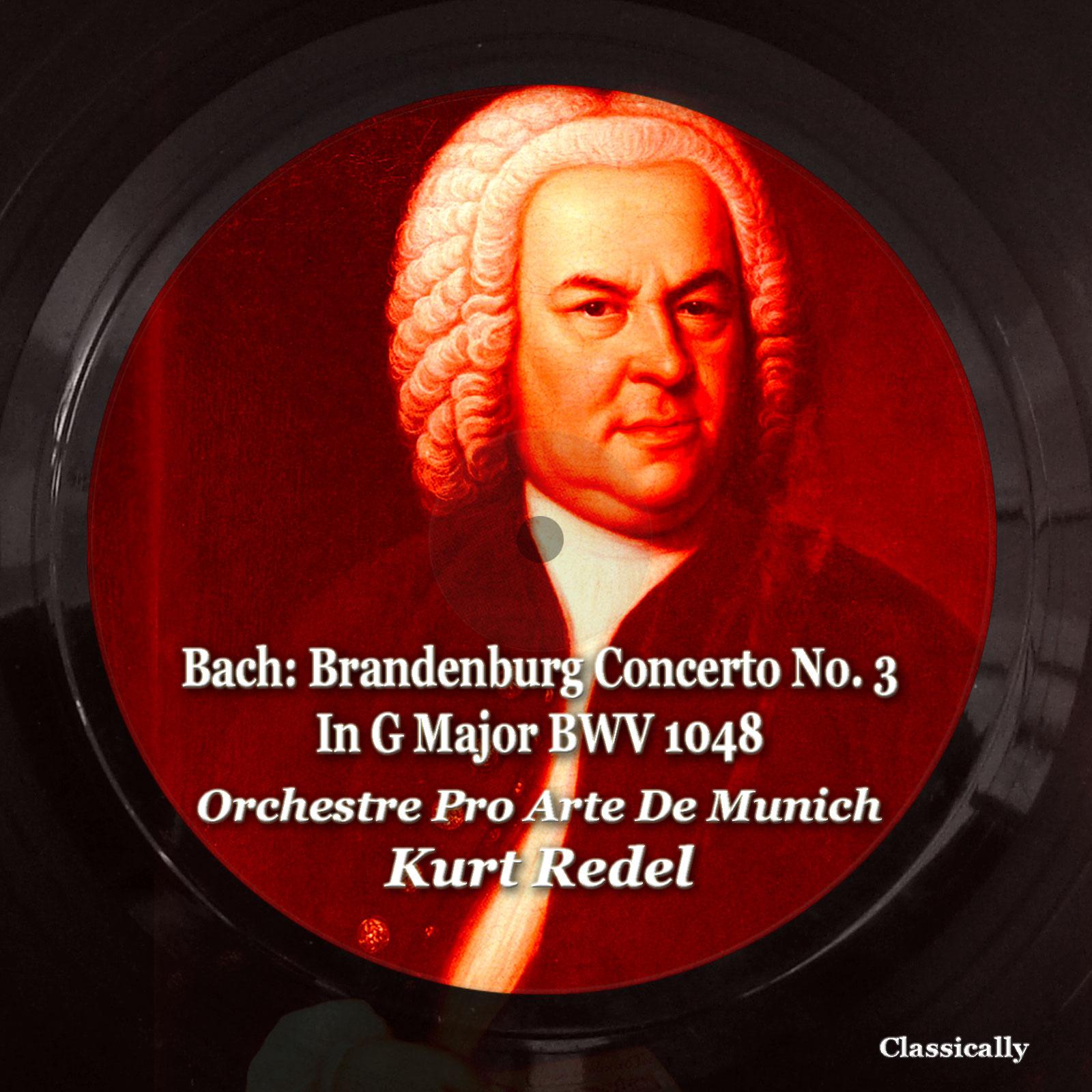 Постер альбома Bach: Brandenburg Concerto No. 3 in G Major BWV 1048
