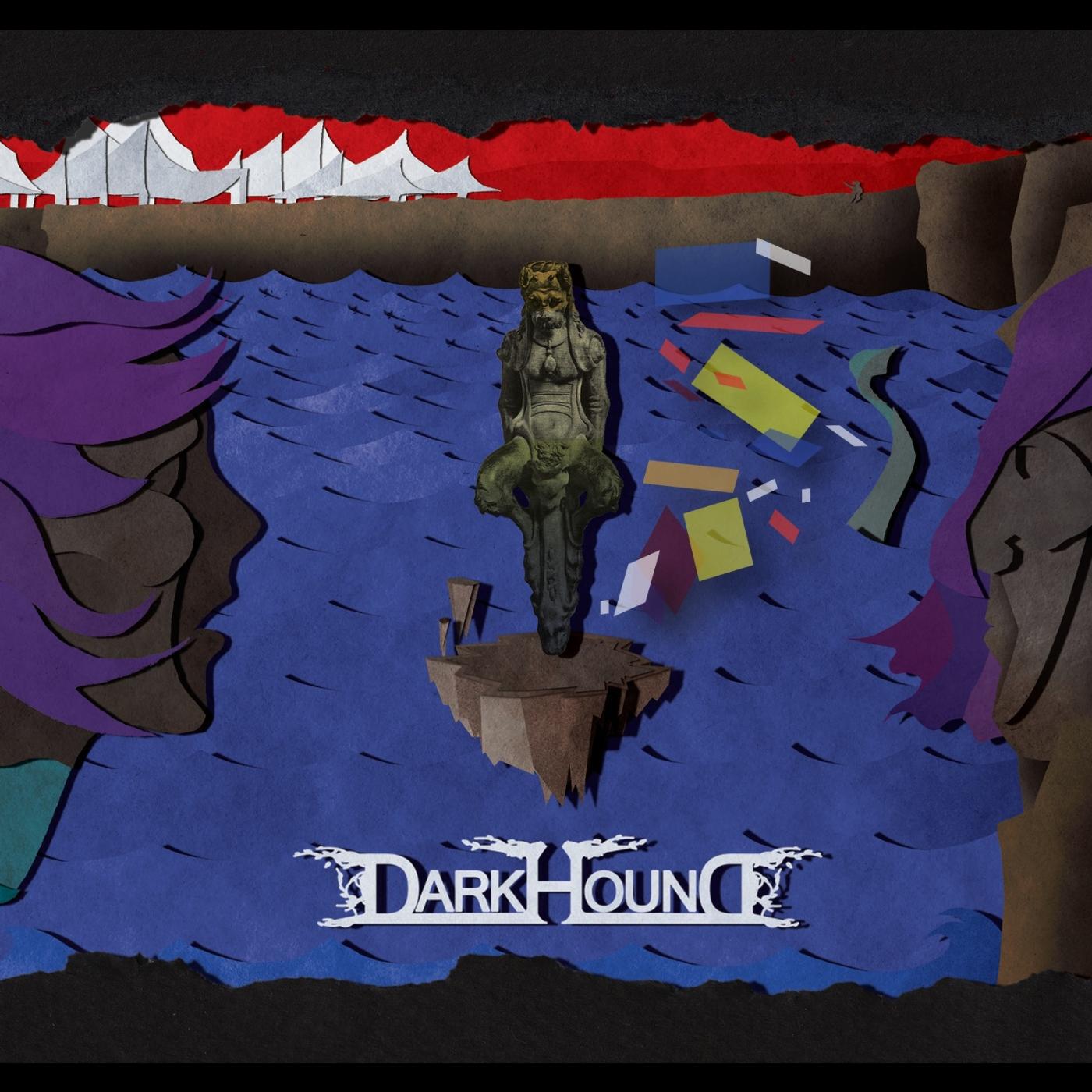 Dark Hound - Watercolored