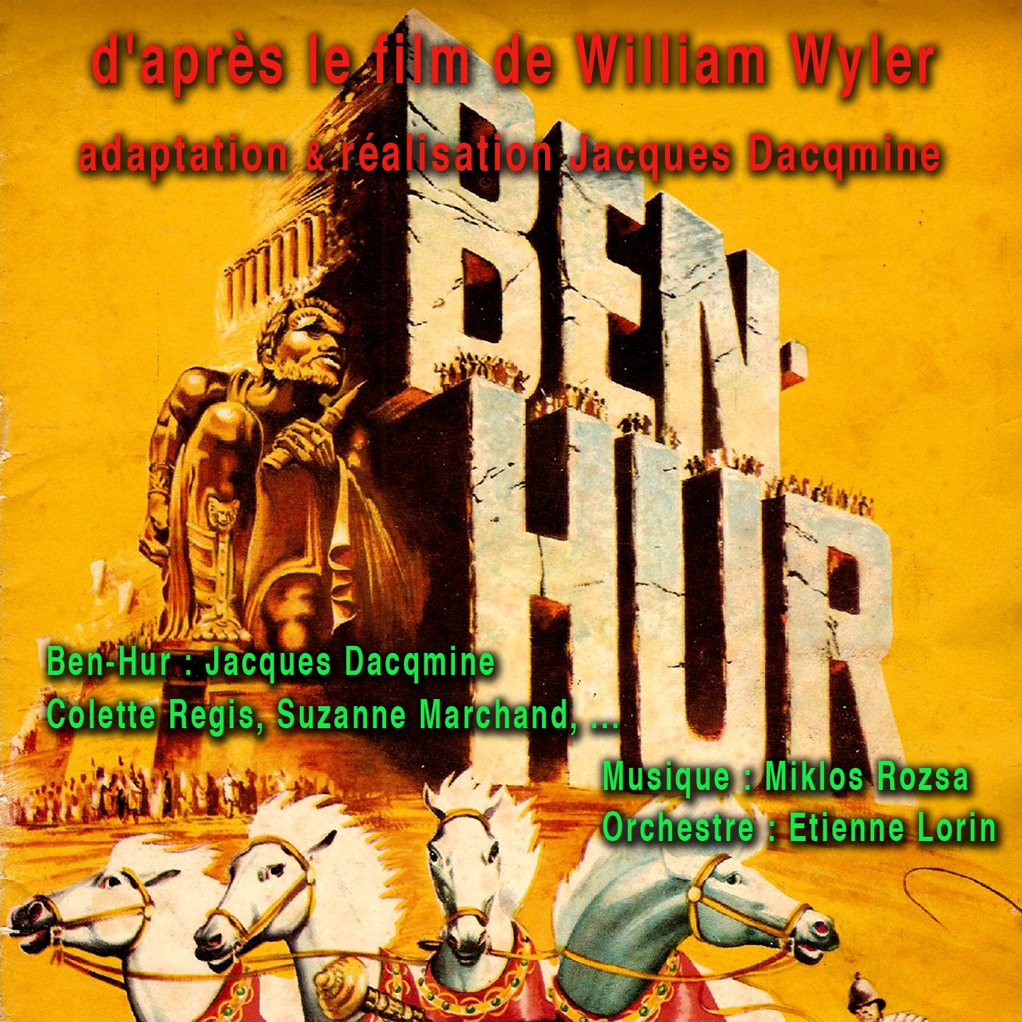 Постер альбома Ben-Hur (D'après le film de William Wyler)
