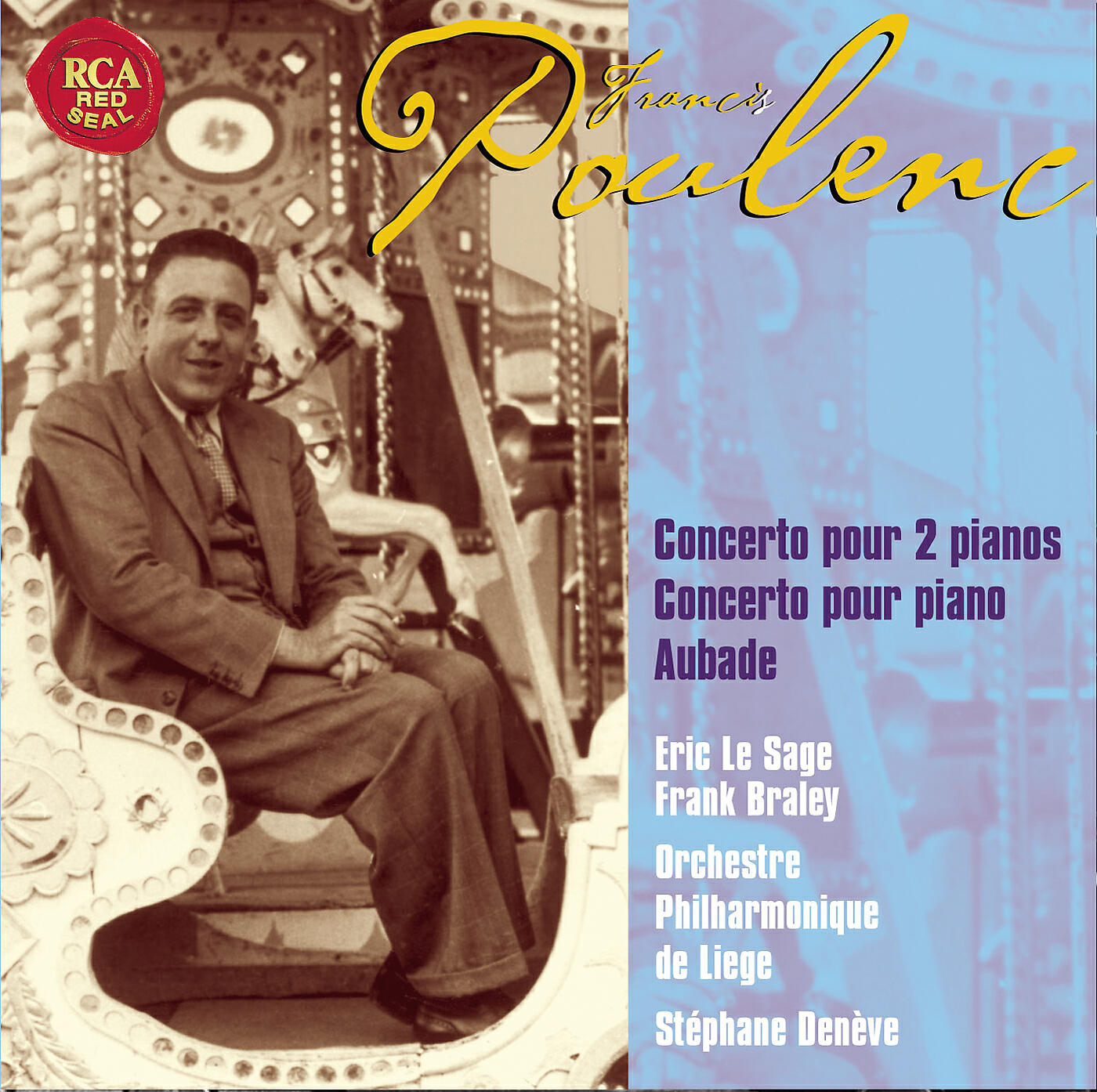Eric Le Sage - Concerto pour deux pianos et orchestre en ré mineur, FP 61: I. Allegro ma non troppo