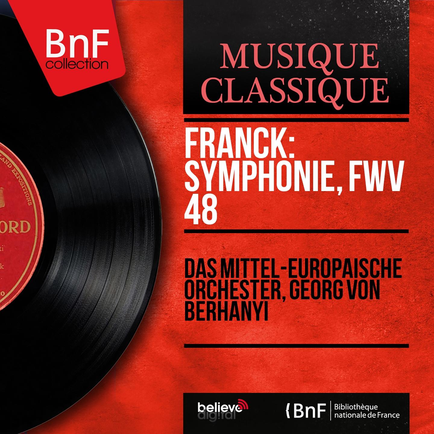 Постер альбома Franck: Symphonie, FWV 48 (Mono Version)