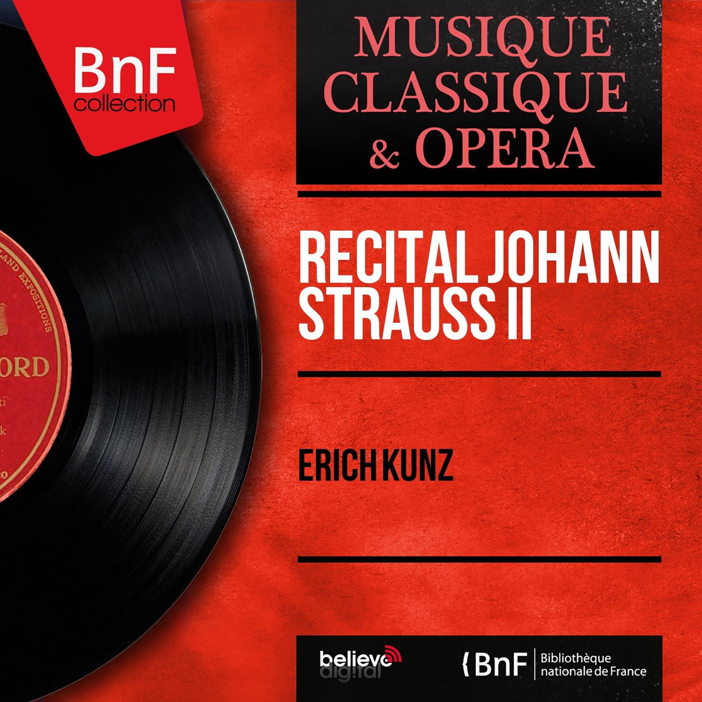 Постер альбома Récital Johann Strauss II (Mono Version)