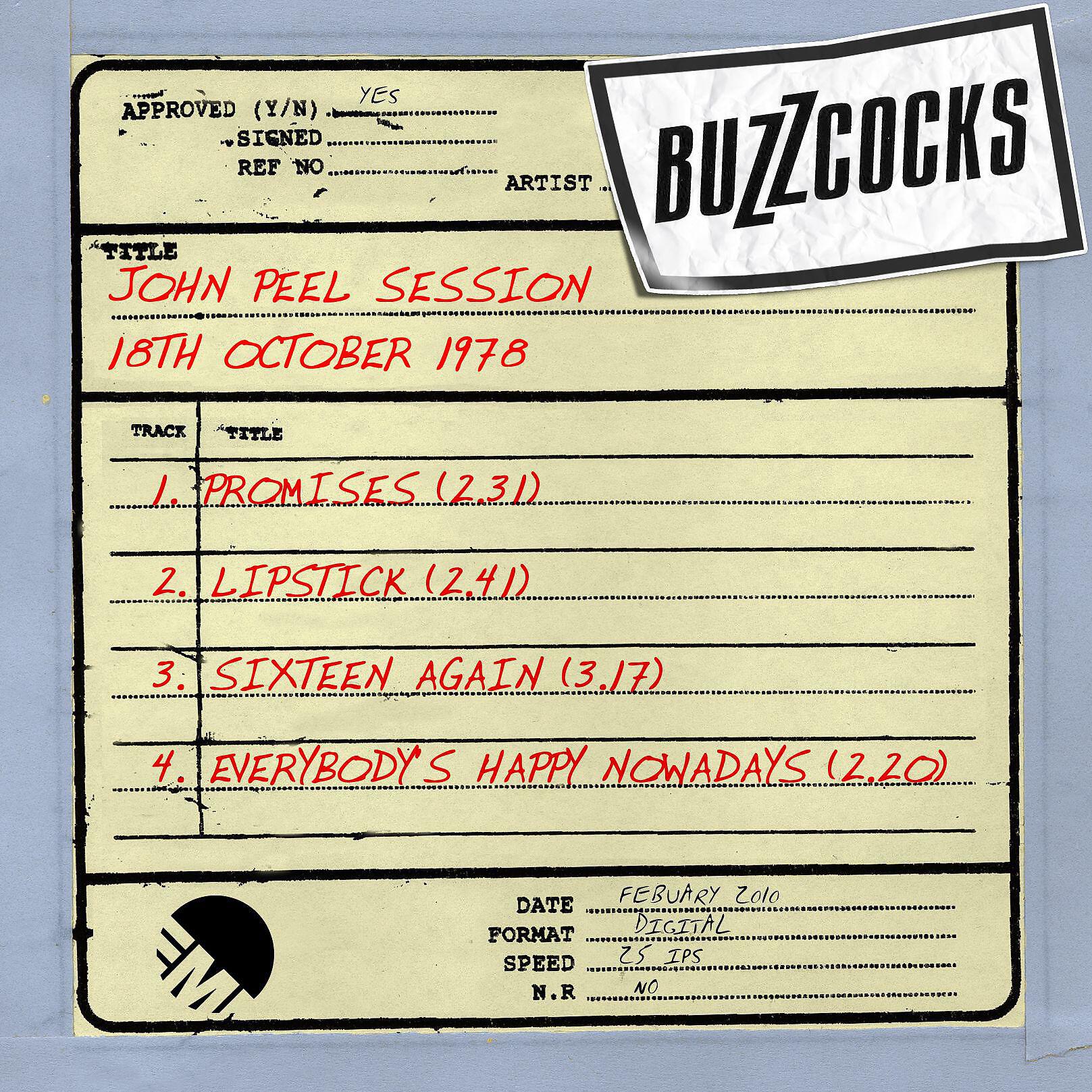 Buzzcocks - Everybody's Happy Nowadays (John Peel Show 18th Oct 1978)