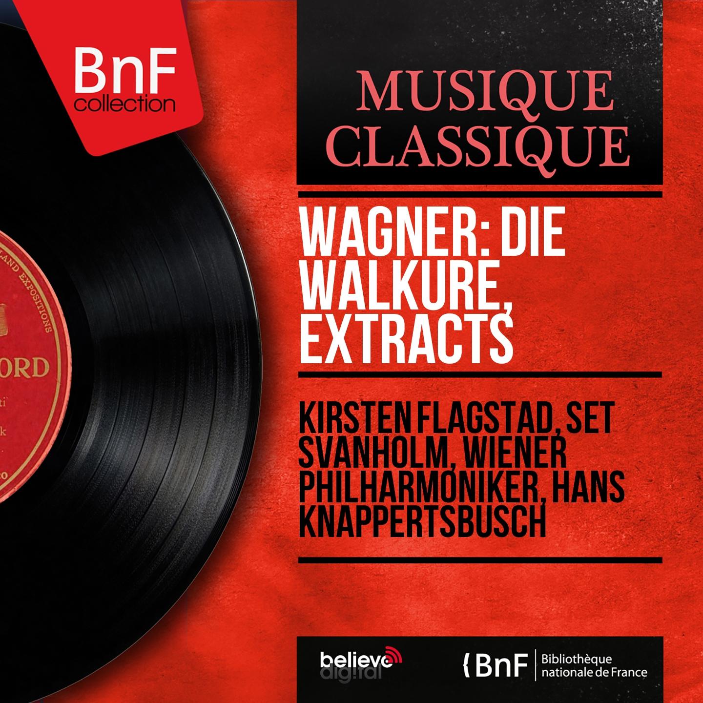 Постер альбома Wagner: Die Walküre, Extracts (Mono Version)