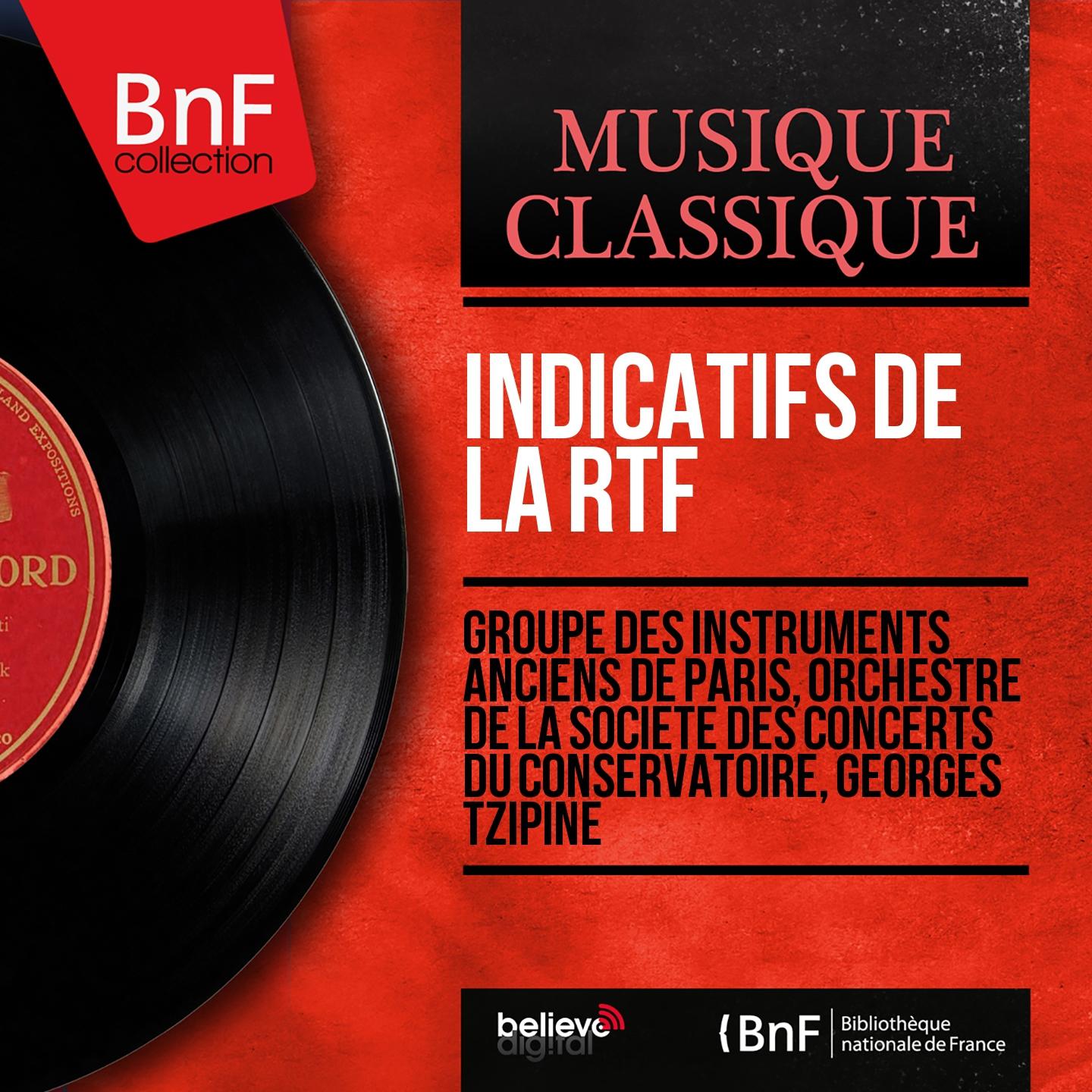 Постер альбома Indicatifs de la RTF (Mono Version)