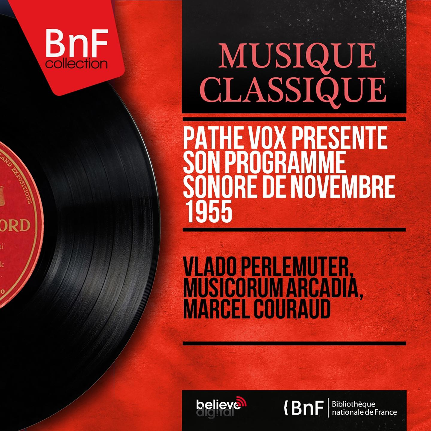 Постер альбома Pathé Vox présente son programme sonore de novembre 1955 (Mono Version)