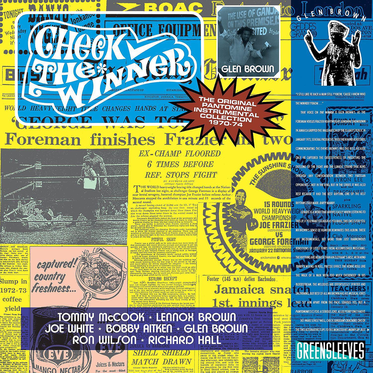 Постер альбома Glen Brown: Check The Winner - The Original Pantomine Instrumental Collection 1970-74
