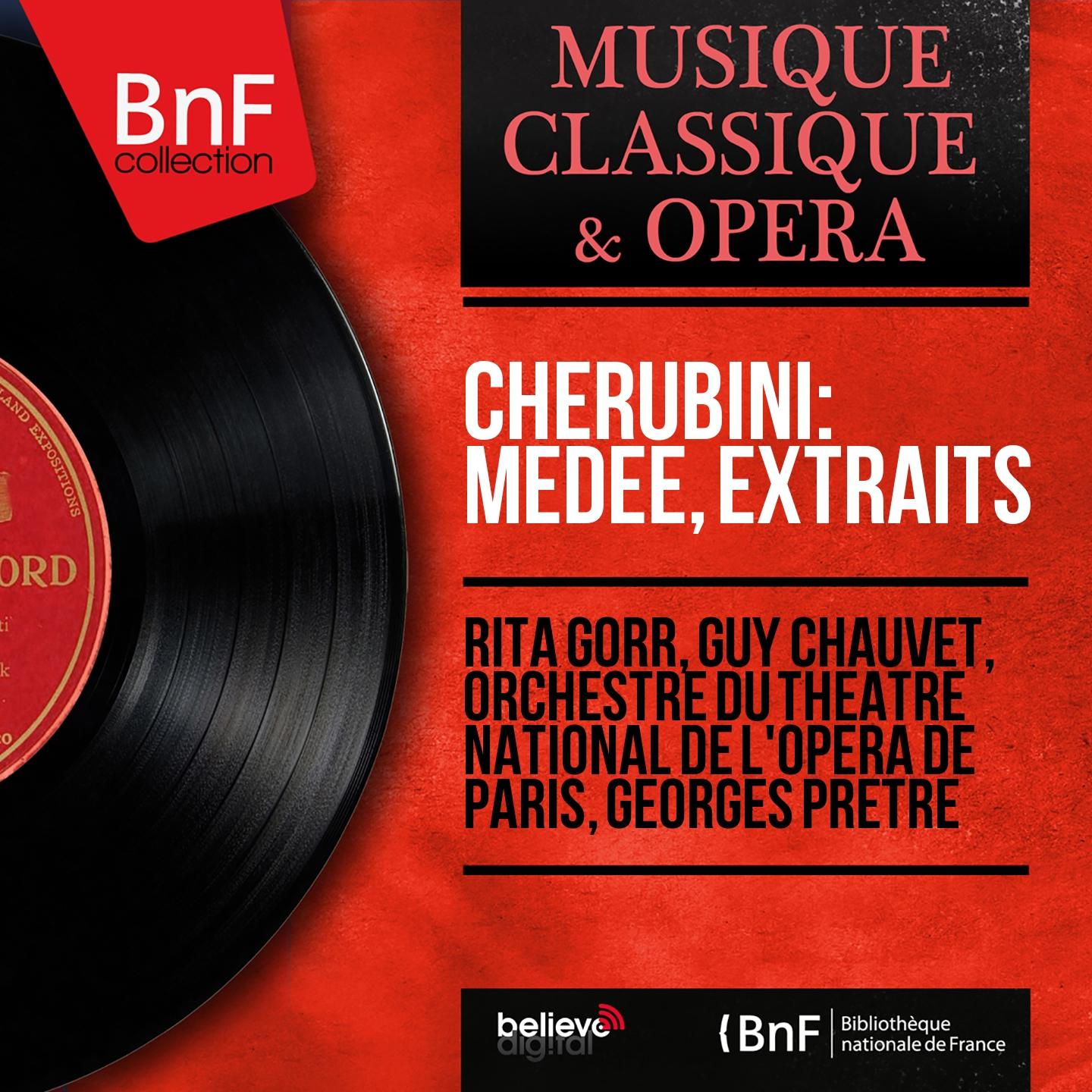 Постер альбома Cherubini: Médée, extraits (Stereo Version)