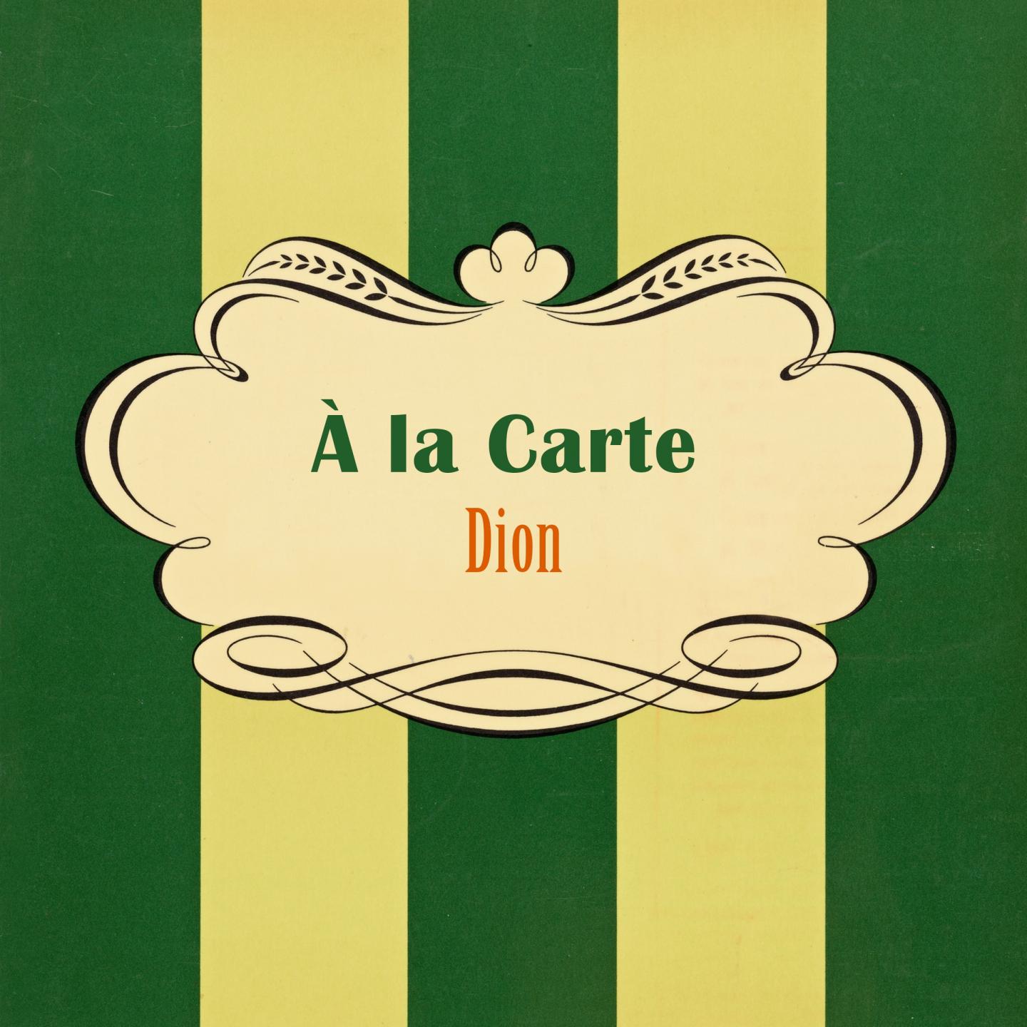 Постер альбома À La Carte