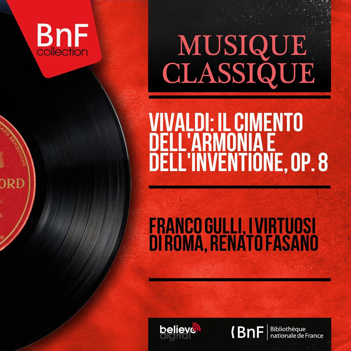 Постер альбома Vivaldi: Il cimento dell'armonia e dell'inventione, Op. 8 (Mono Version)