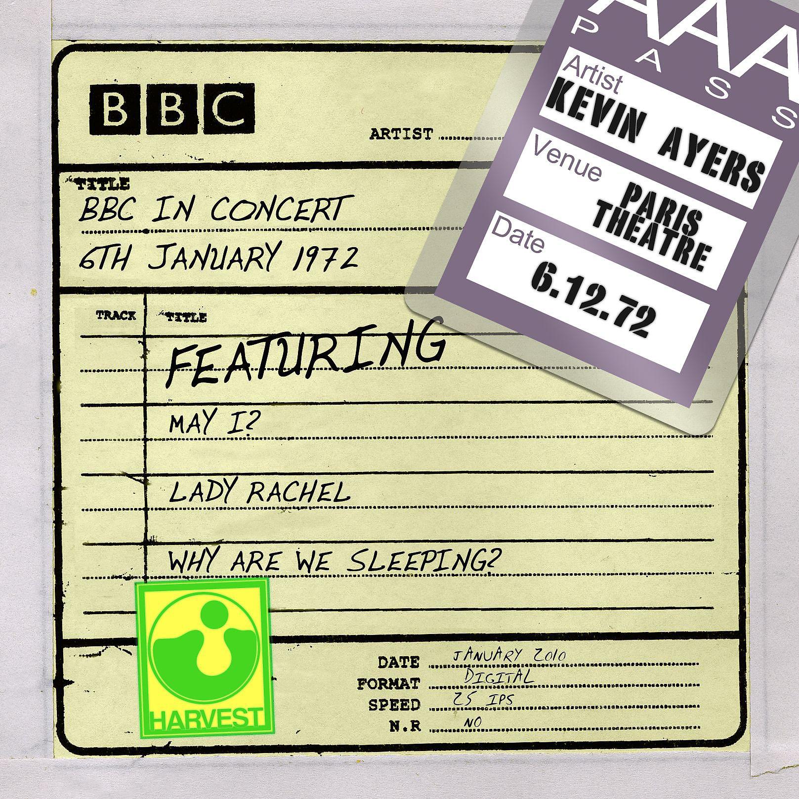 Постер альбома BBC In Concert [Paris Theatre, 6th January 1972]