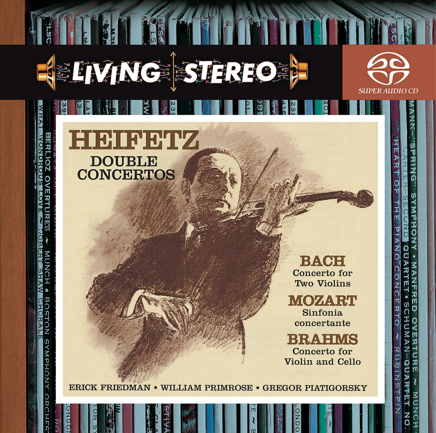 Gregor Piatigorsky - Concerto in A Minor for Violin and Cello, Op. 102: II. Andante