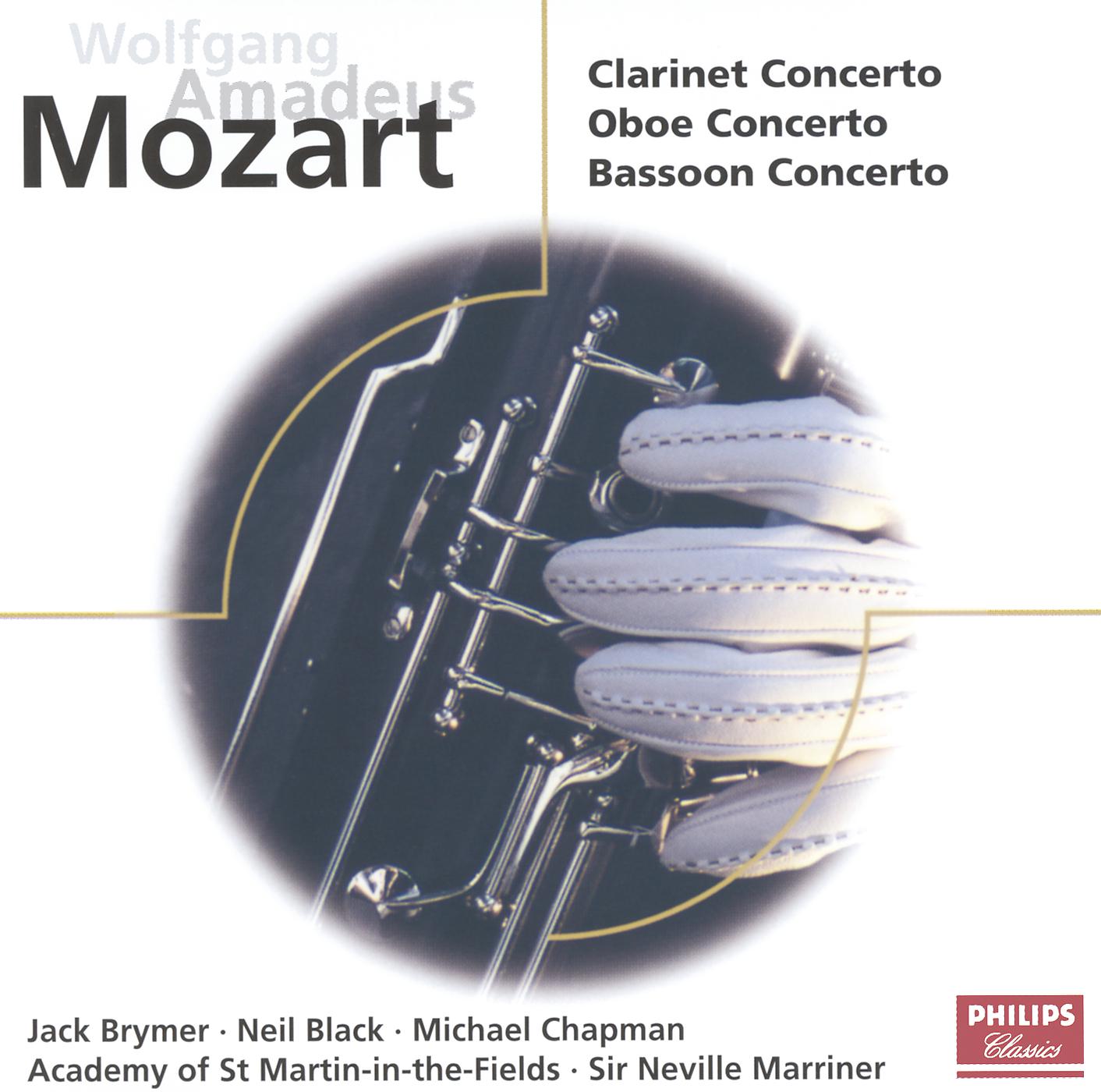 Постер альбома Mozart: Concertos for Clarinet, Oboe & Bassoon