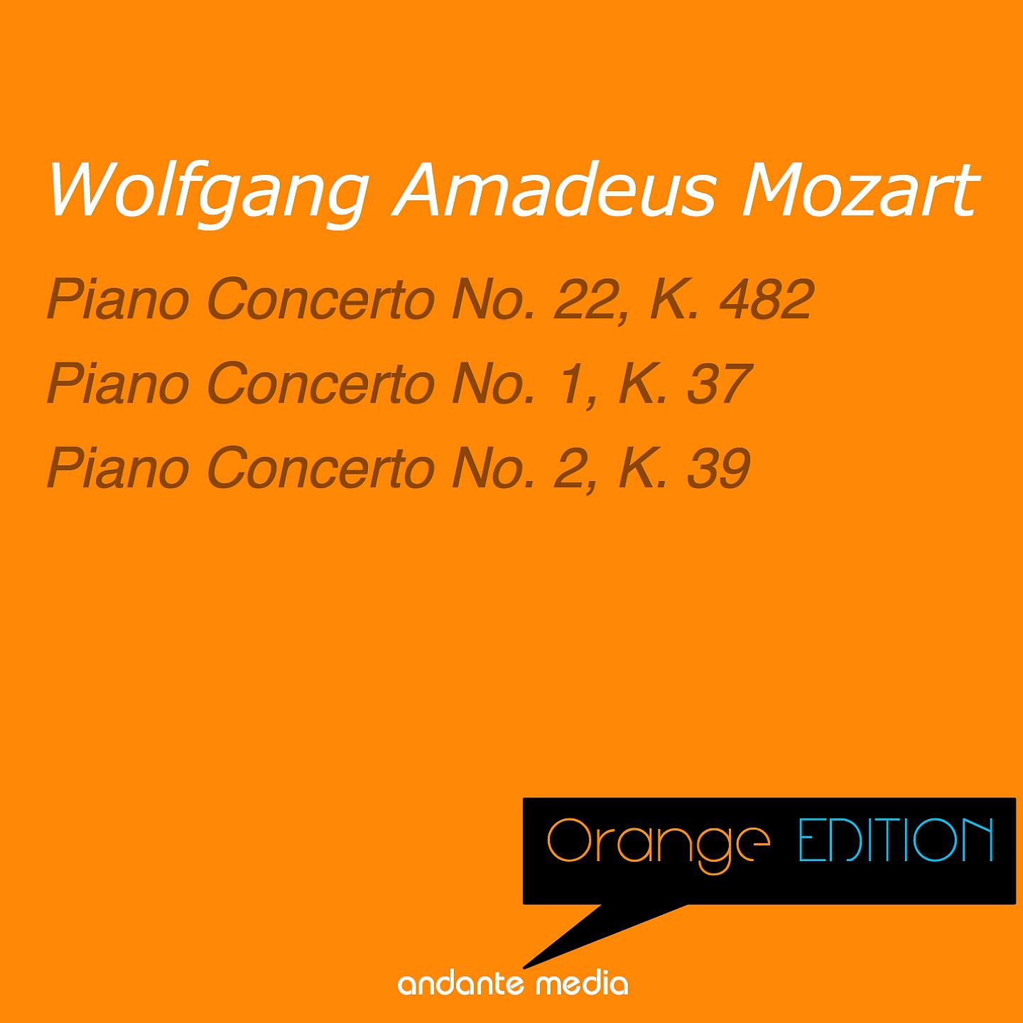 Постер альбома Orange Edition - Mozart: Piano Concerti Nos. 1, 2 & 22