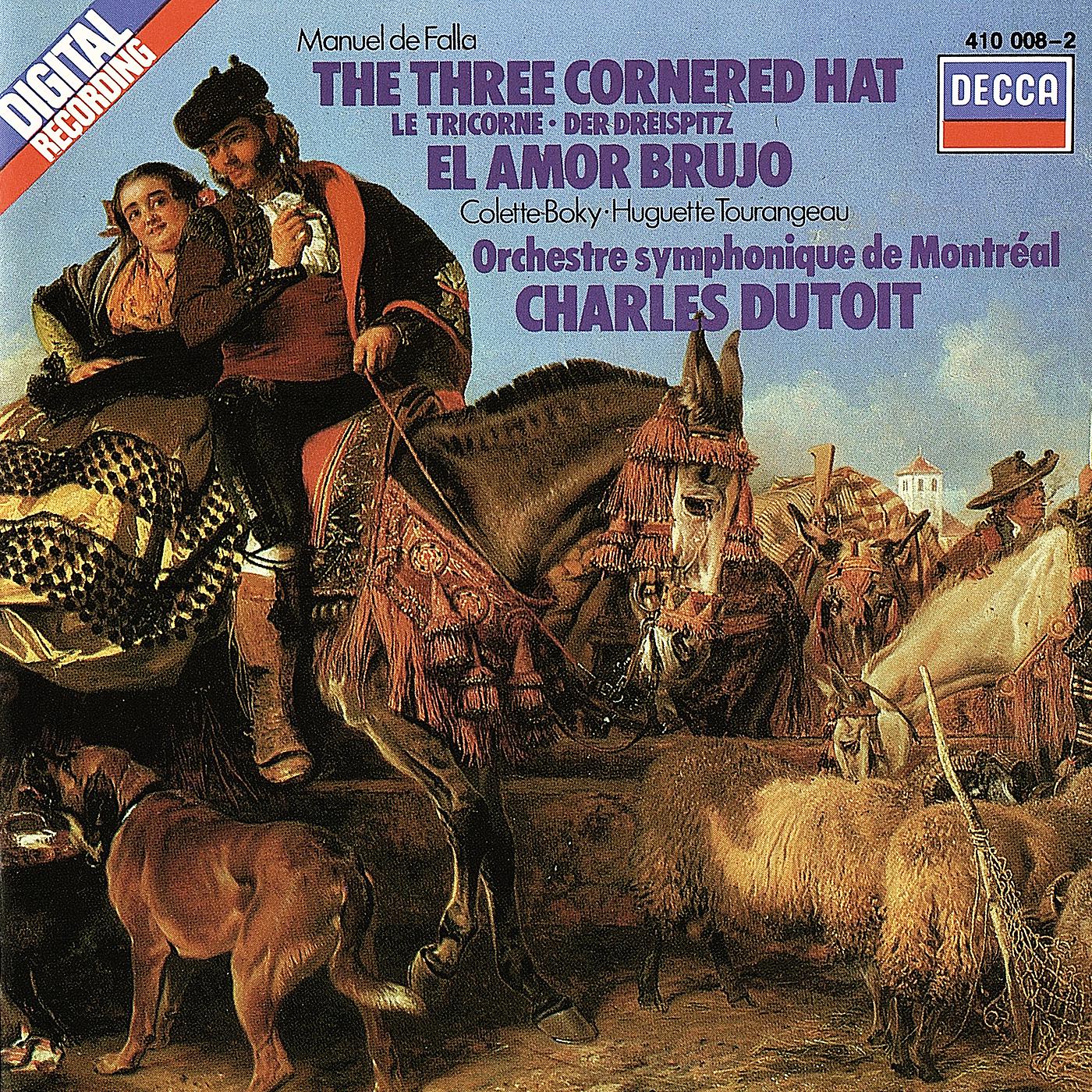 Постер альбома Falla: El sombrero de tres picos; El amor brujo