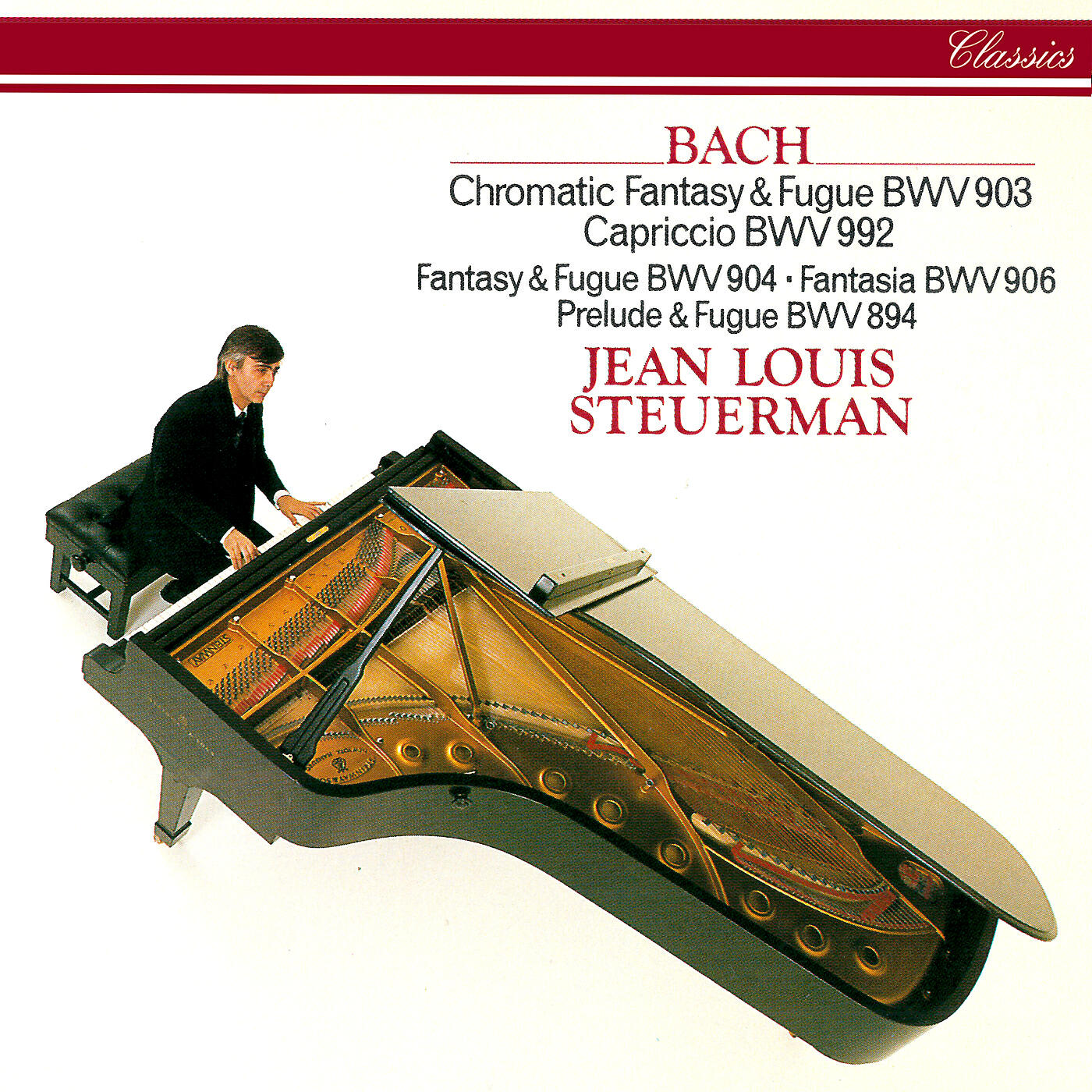 Jean Louis Steuerman - J.S. Bach: Fantasia (and unfinished Fugue) in C minor, BWV 906 - Fuga