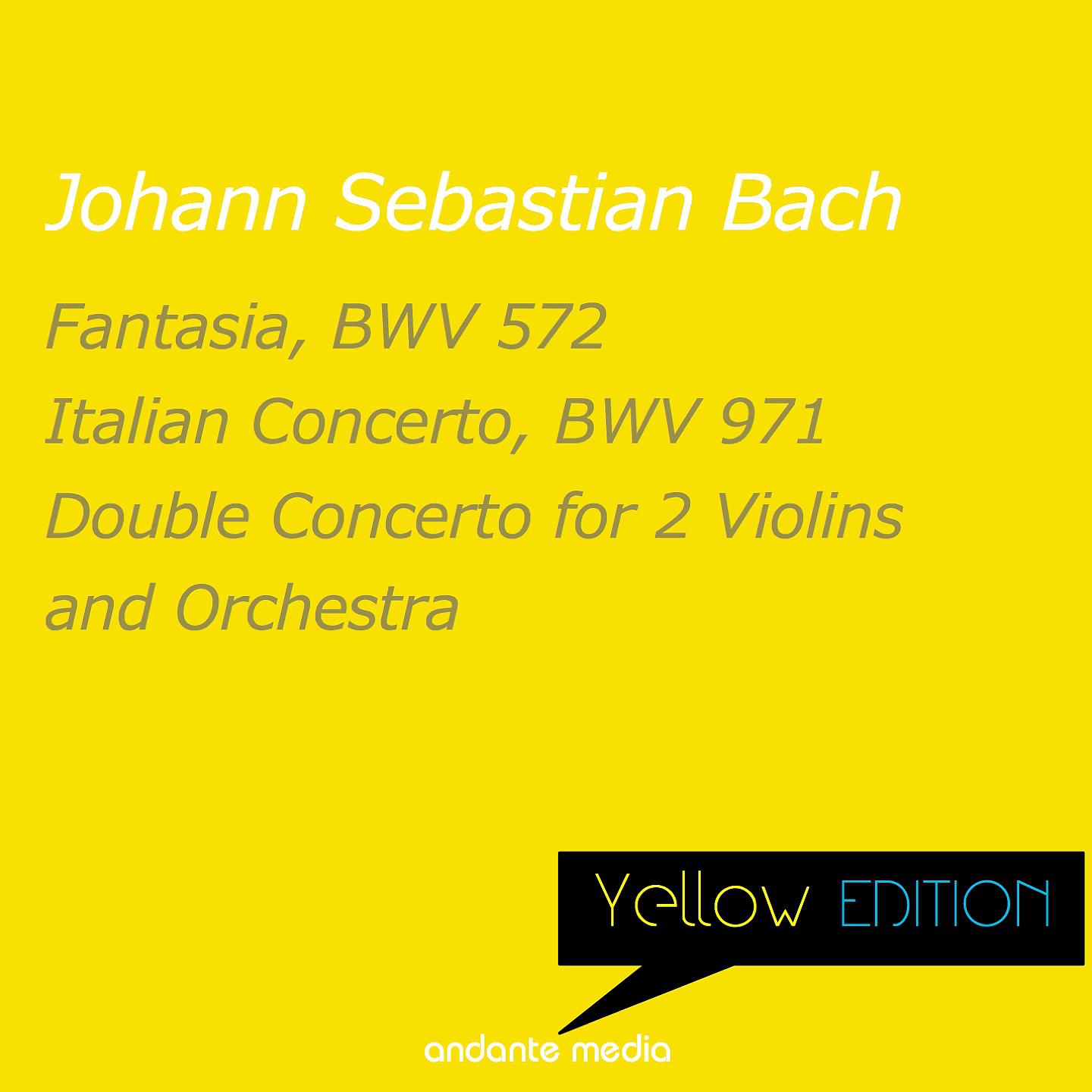 Постер альбома Yellow Edition - Bach: Italian Concerto, BWV 971 & Double Concerto for 2 Violins and Orchestra