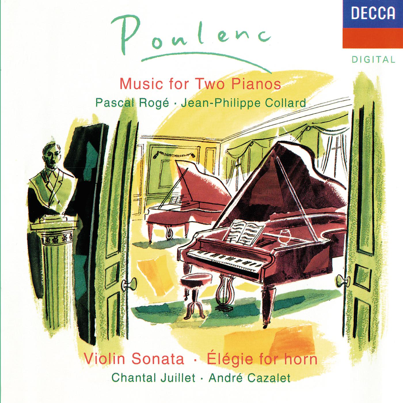 Pascal Rogé - Poulenc: Sonate pour deux pianos, FP 156 - 1. Prologue